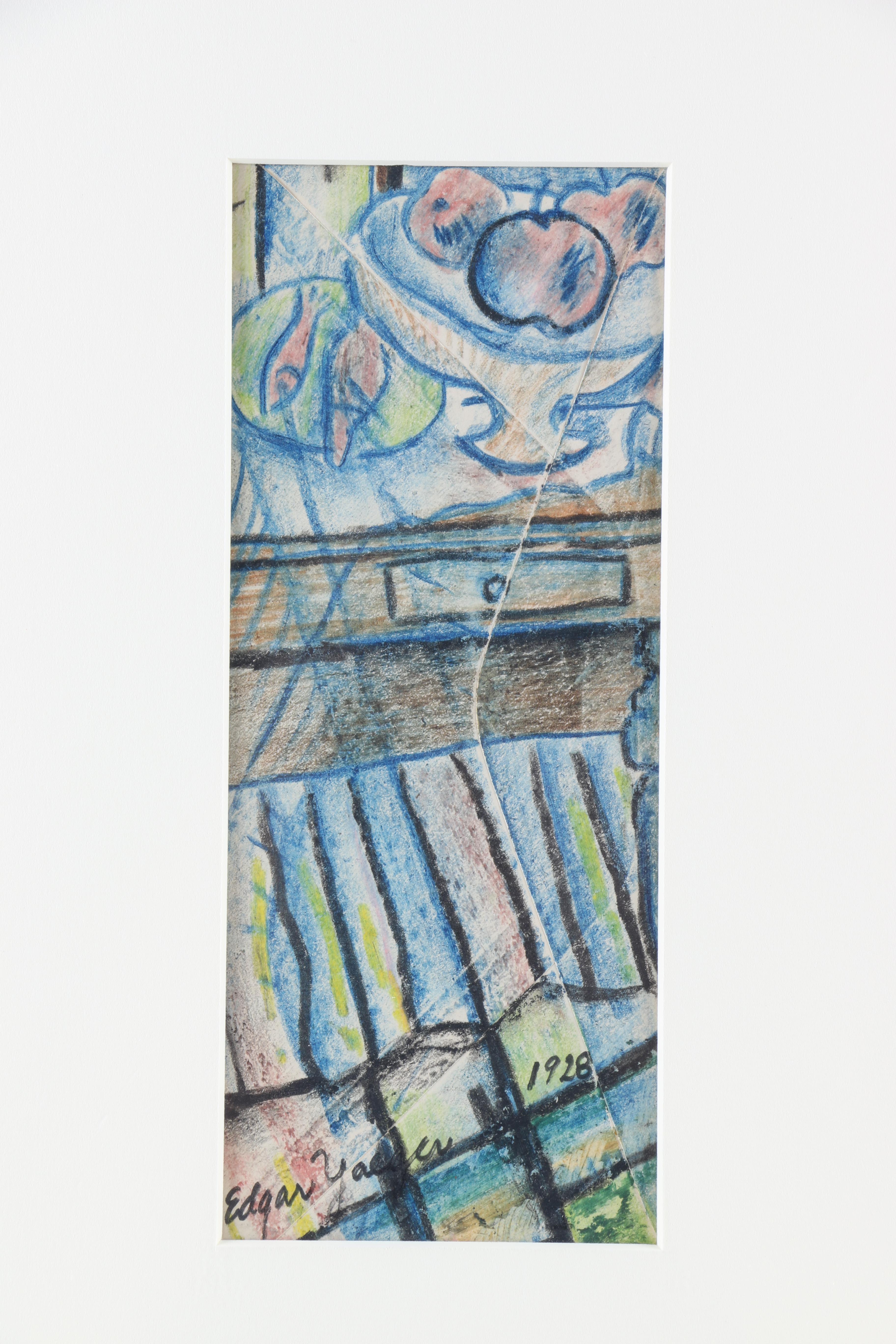 Original Edgar Yaeger Pastel Drawing