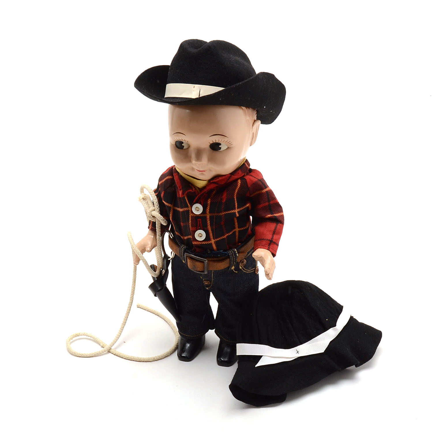 Vintage Western Wear Buddy Lee Advertising Character Doll