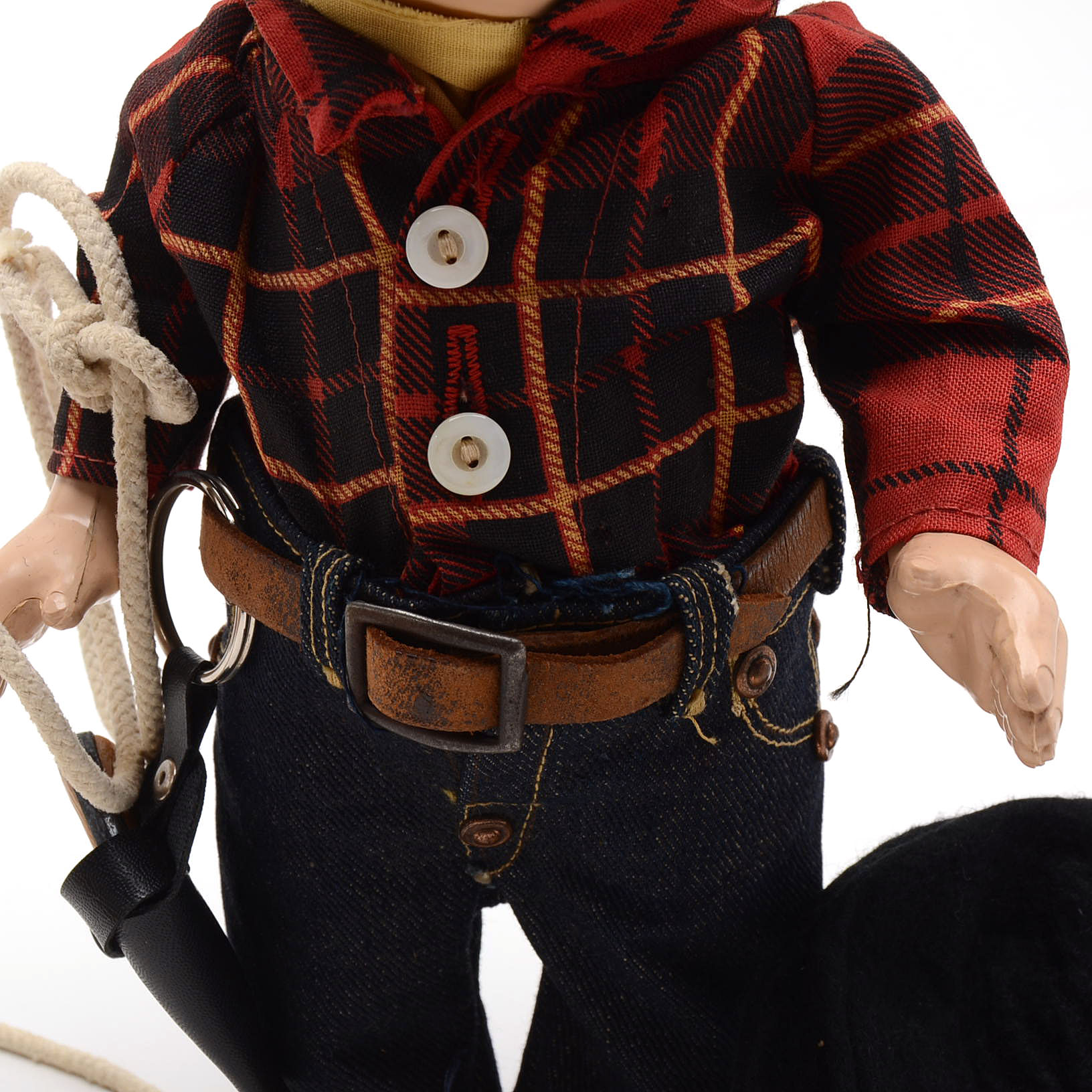 Vintage Western Wear Buddy Lee Advertising Character Doll