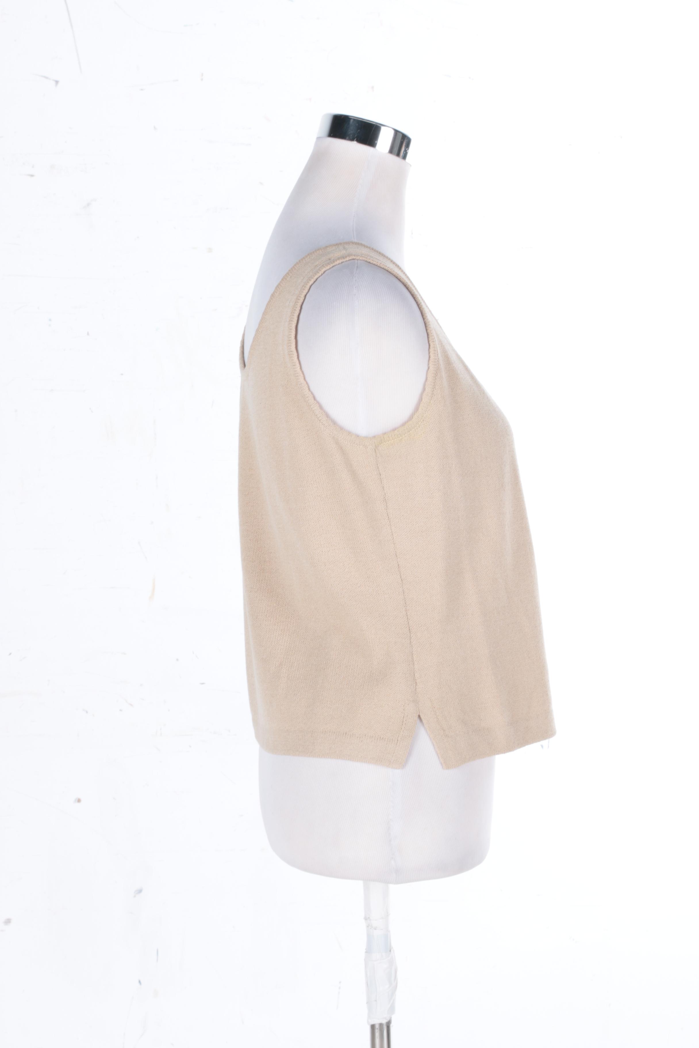 St. John Women's Beige Tops