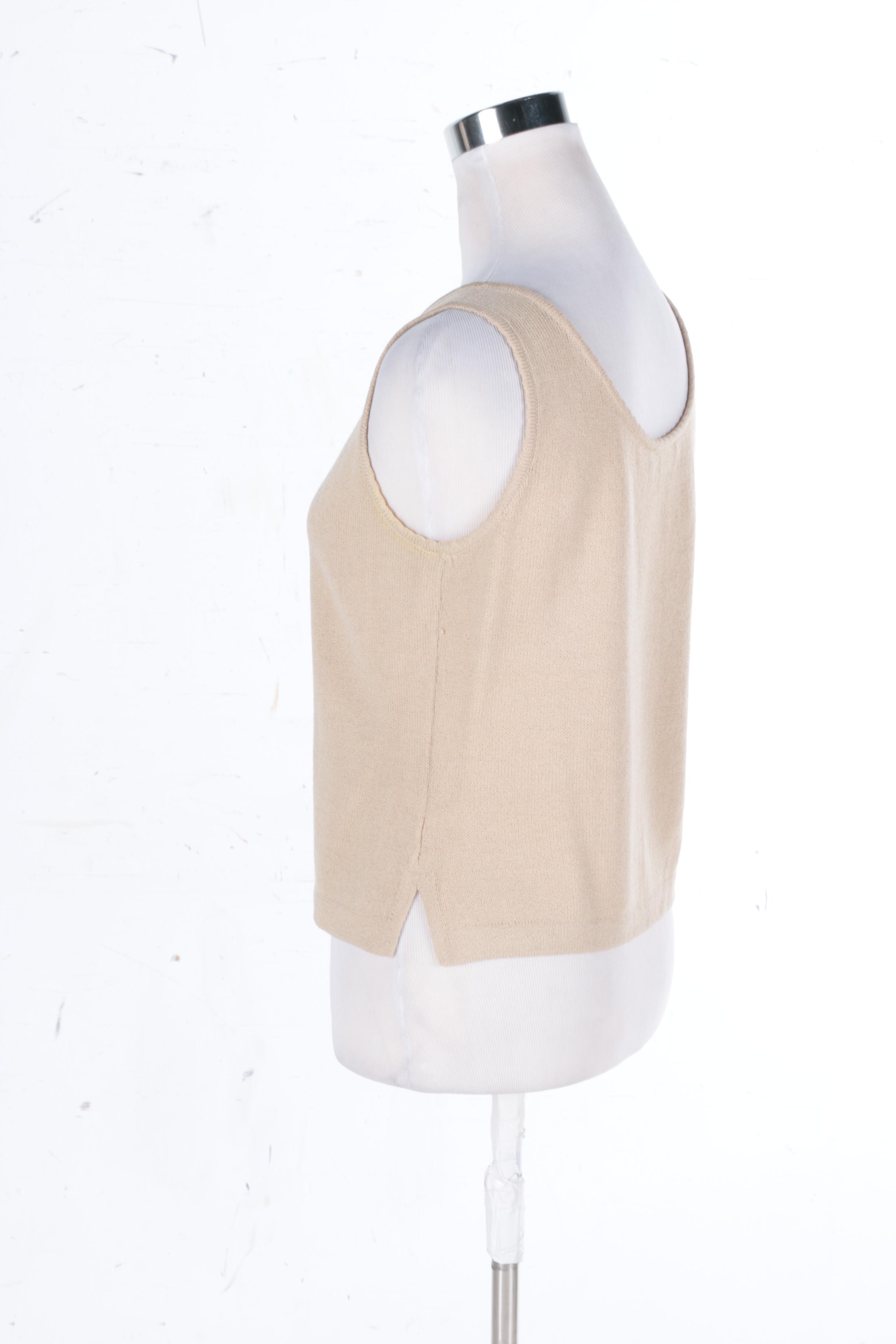 St. John Women's Beige Tops