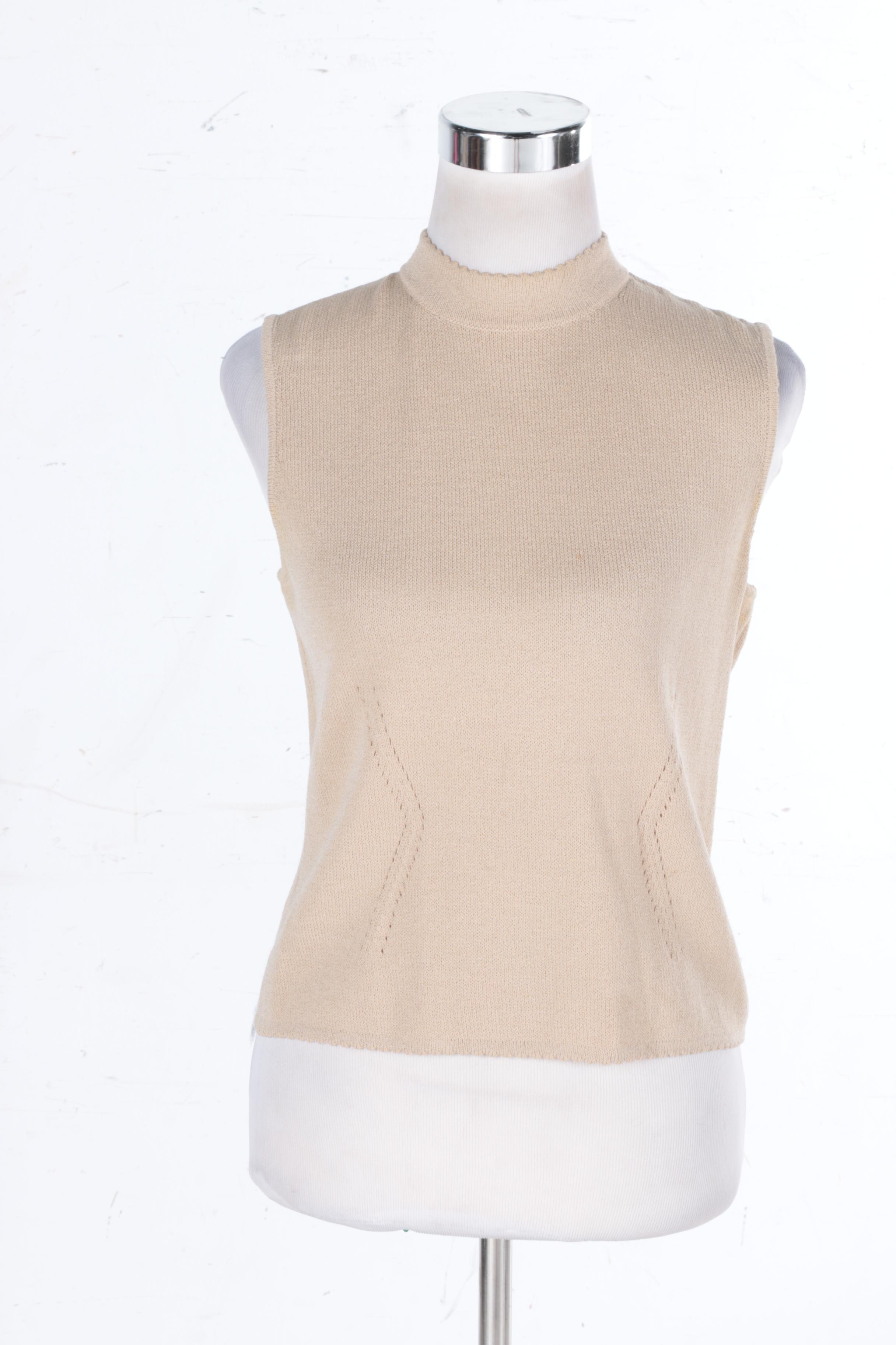 St. John Women's Beige Tops