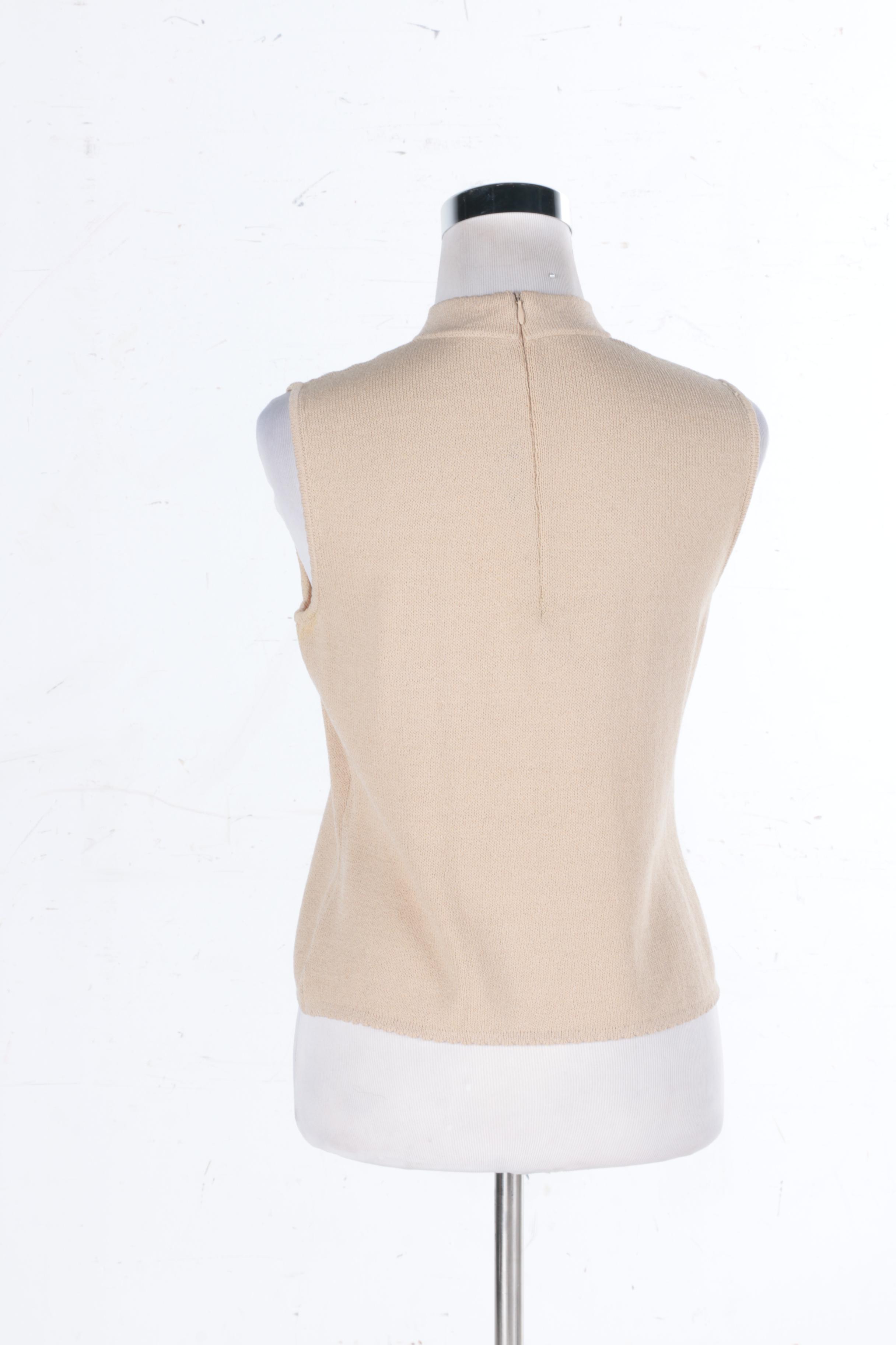 St. John Women's Beige Tops