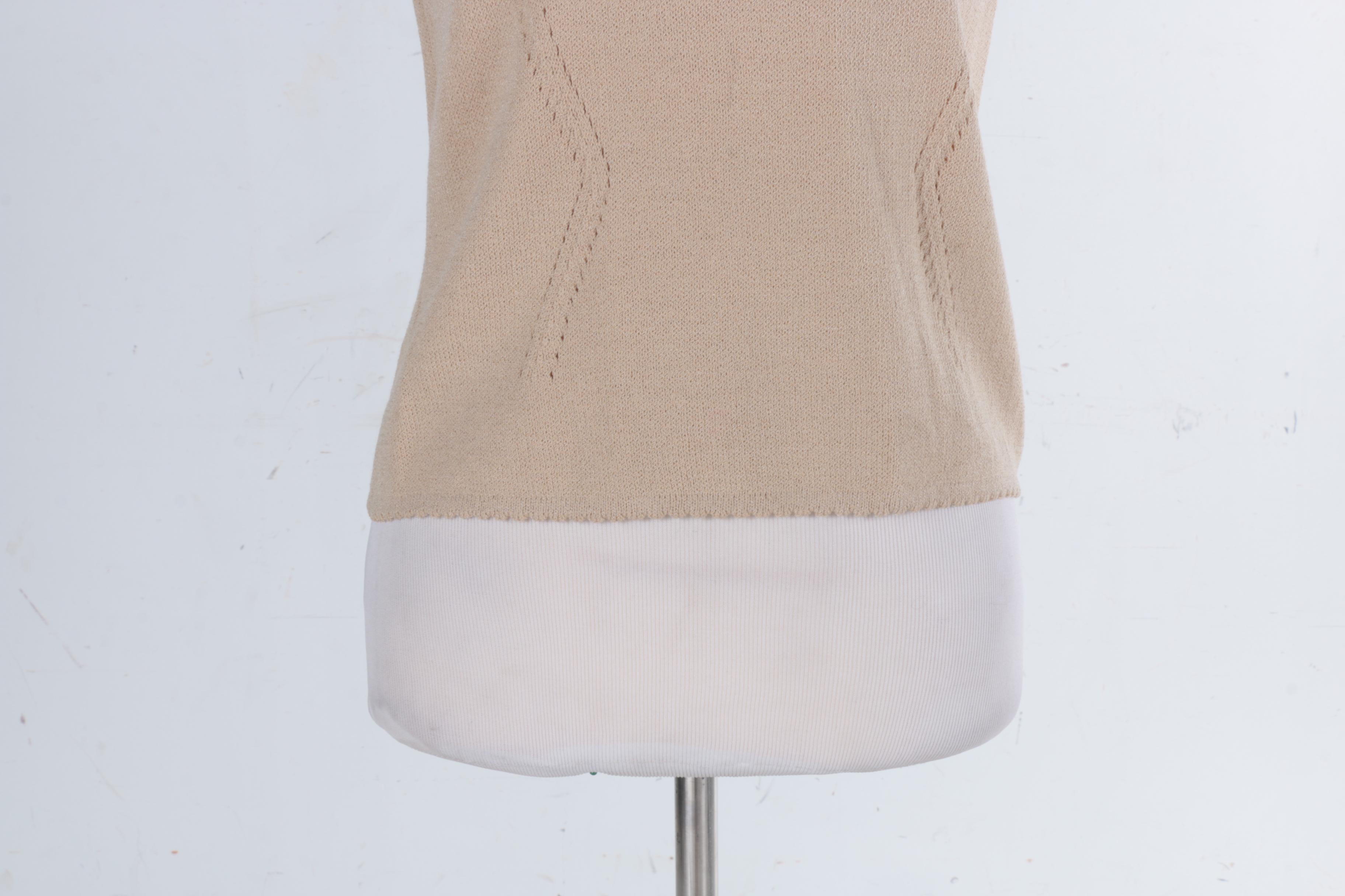 St. John Women's Beige Tops