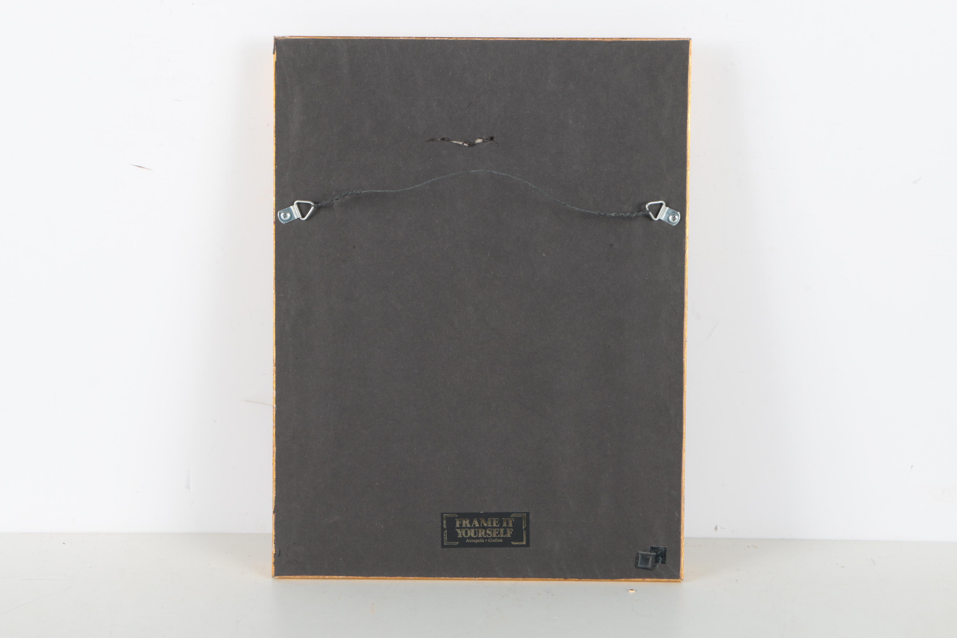 E. W. Carmichael Oil Painting on Canvas Board of Still Life