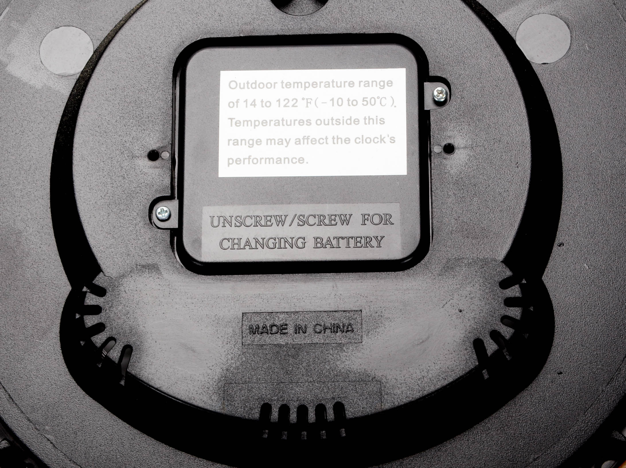 Decorative Wall Mount Clock on Bracket