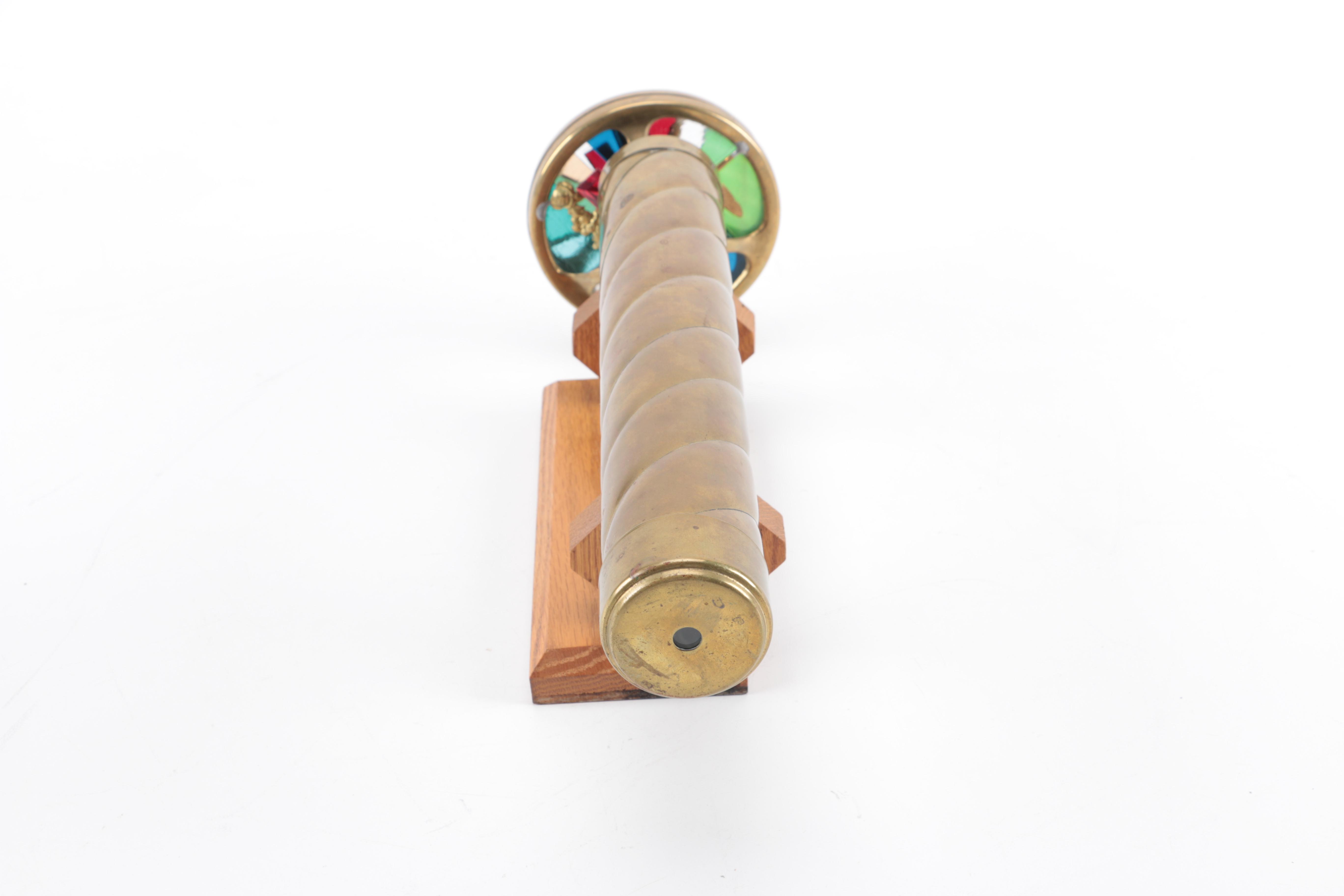 Brass Kaleidoscope With Stand