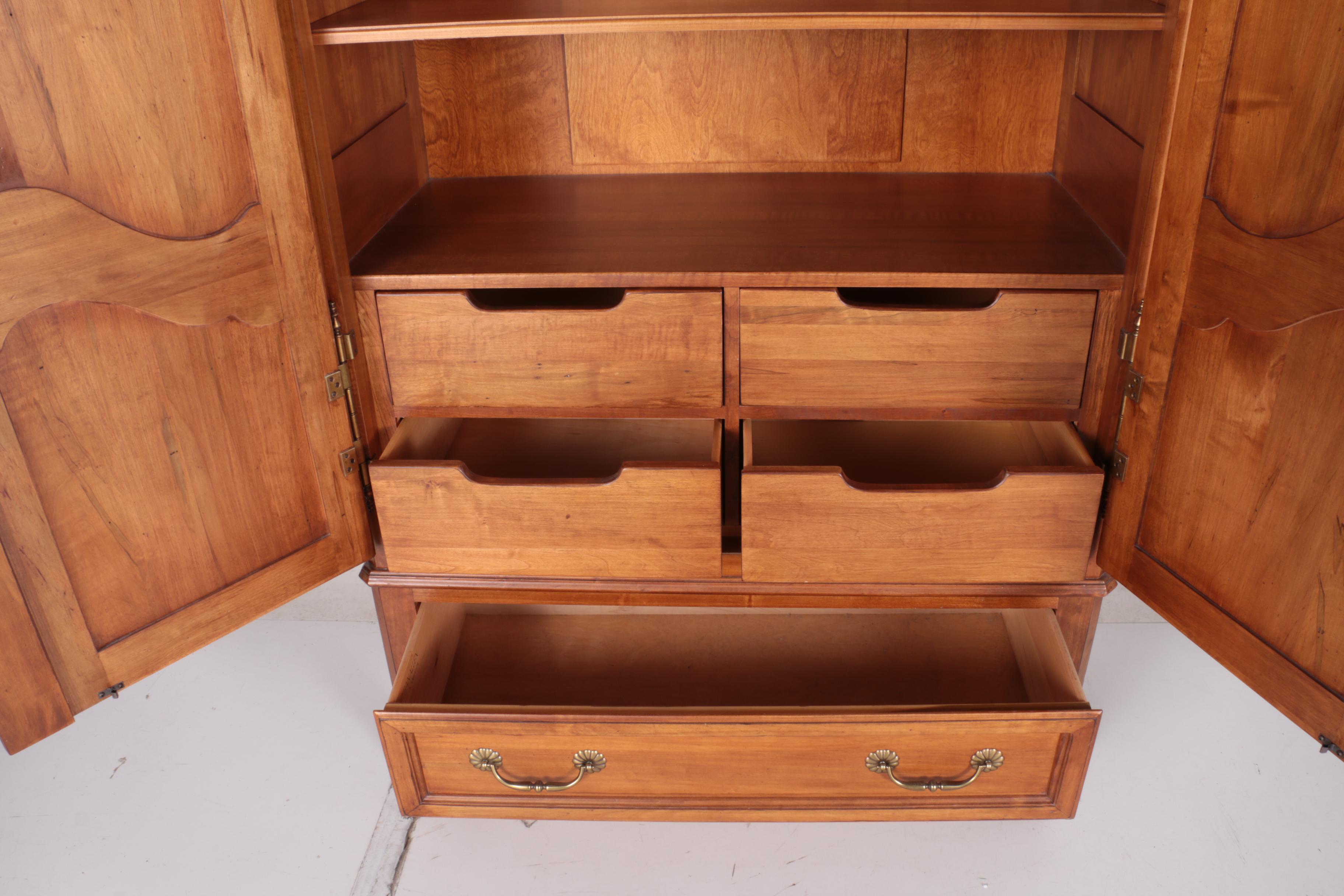 French Provincial Style Maple Armoire from Ethan Allen "Legacy"