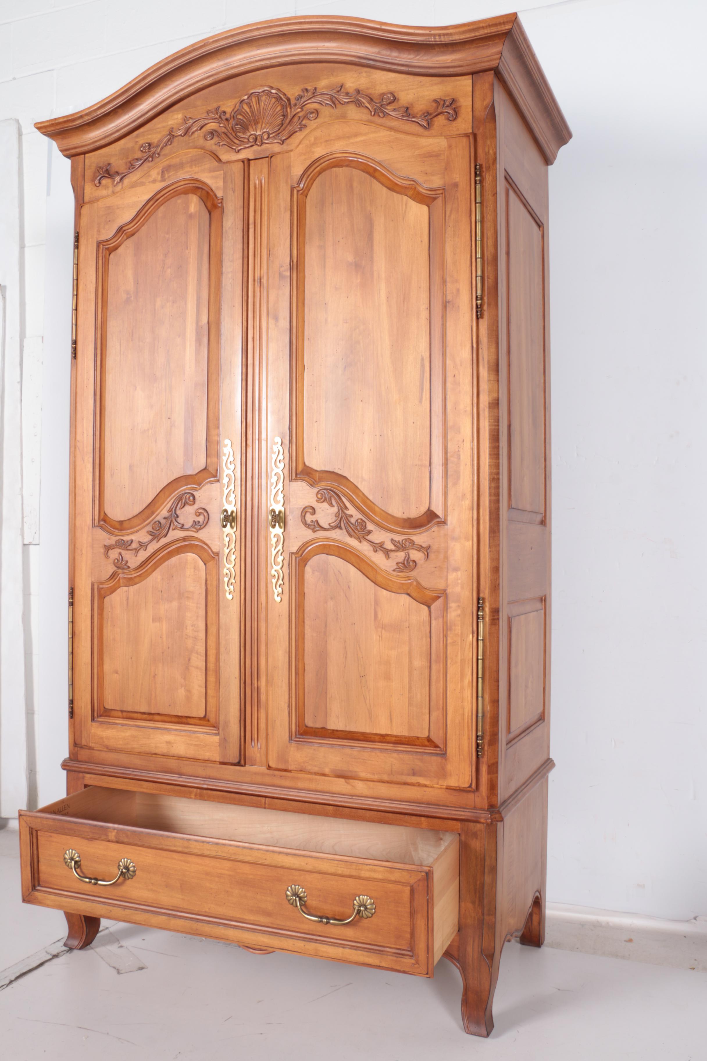 French Provincial Style Maple Armoire from Ethan Allen "Legacy"