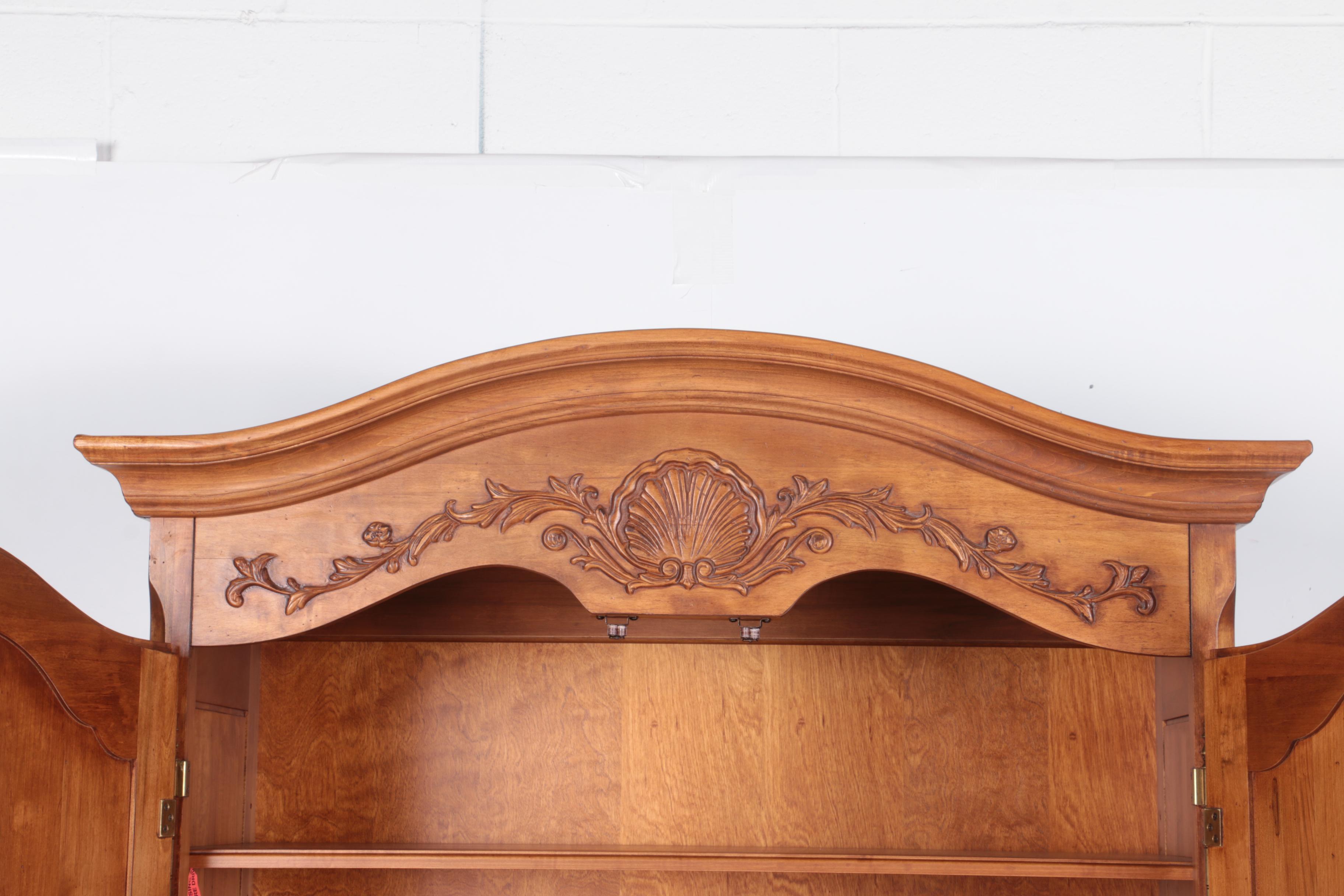 French Provincial Style Maple Armoire from Ethan Allen "Legacy"