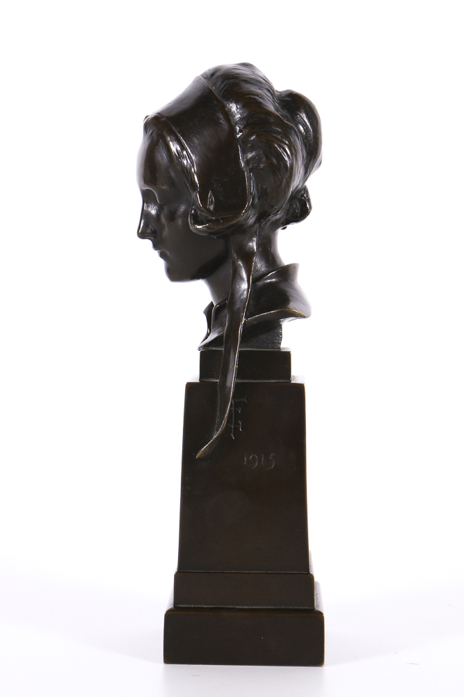 George James Frampton Bronze "Madonna" Sculpture