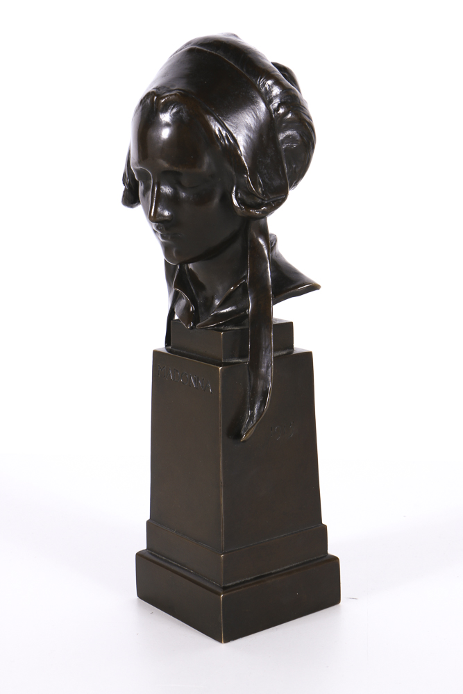 George James Frampton Bronze "Madonna" Sculpture