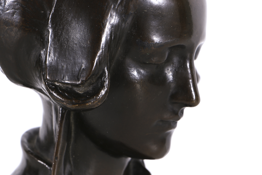 George James Frampton Bronze "Madonna" Sculpture