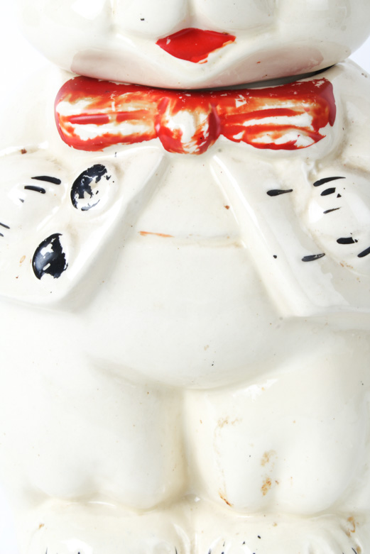 Vintage Turnabout Bisque Bear Cookie Jar