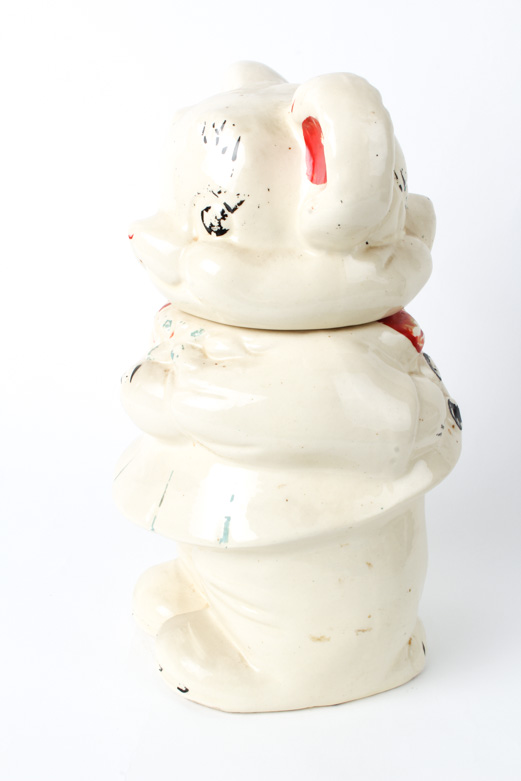 Vintage Turnabout Bisque Bear Cookie Jar