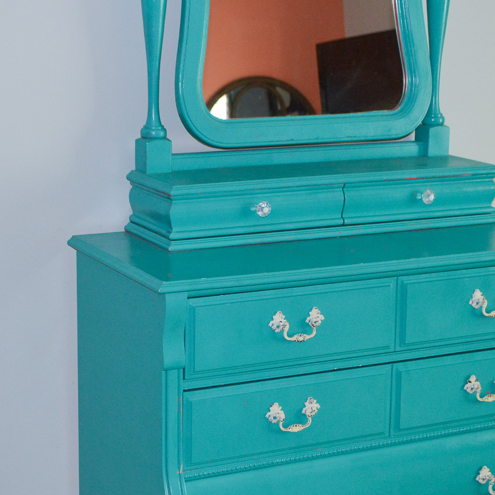 Dresser With Vanity Mirror by Stanley Furniture