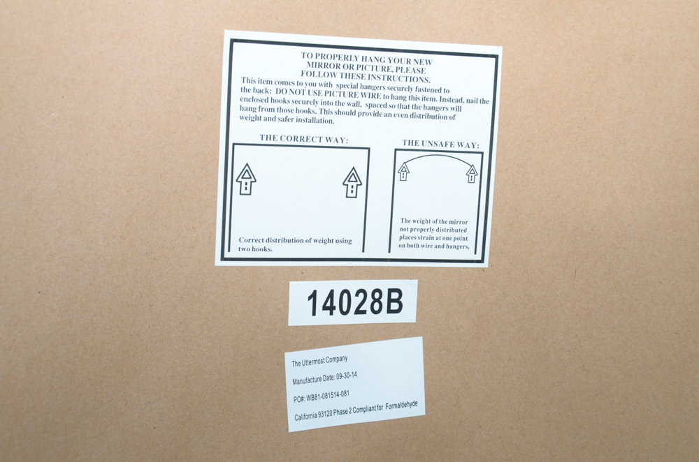 Uttermost Bronze Tone Wall Mirror