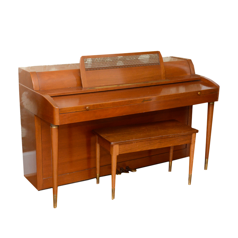 Baldwin Acrosonic Spinet Piano and Bench