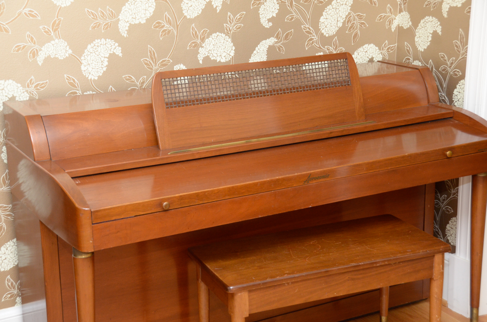 Baldwin Acrosonic Spinet Piano and Bench