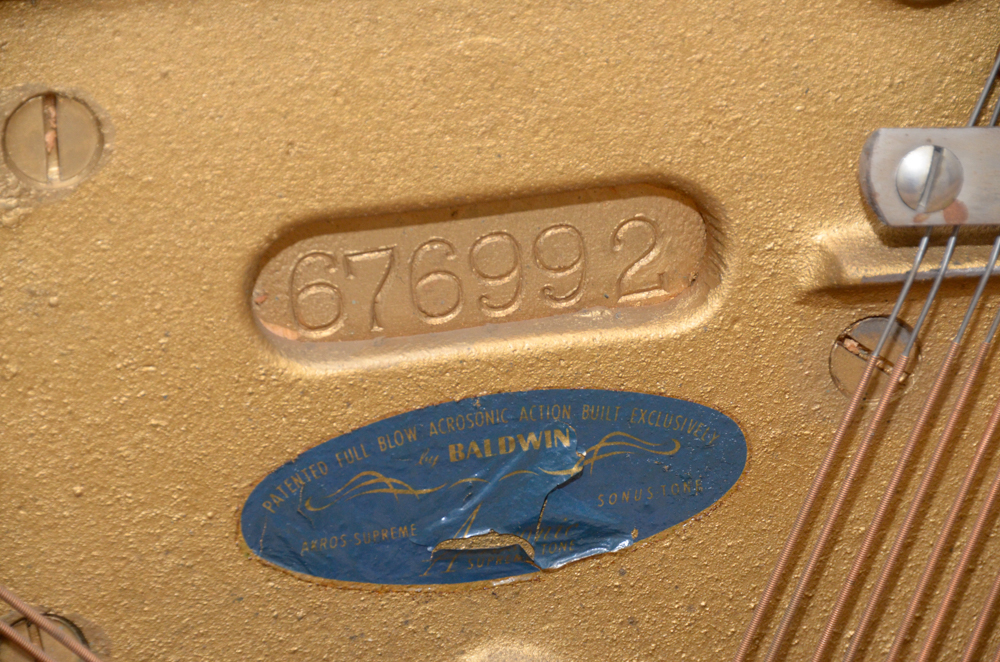 Baldwin Acrosonic Spinet Piano and Bench