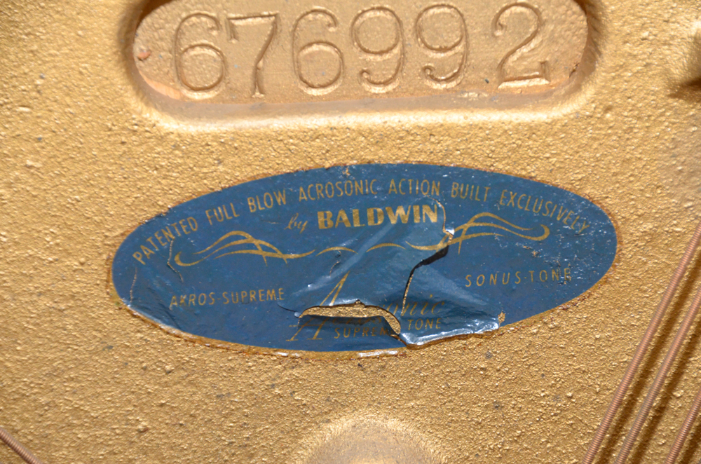 Baldwin Acrosonic Spinet Piano and Bench