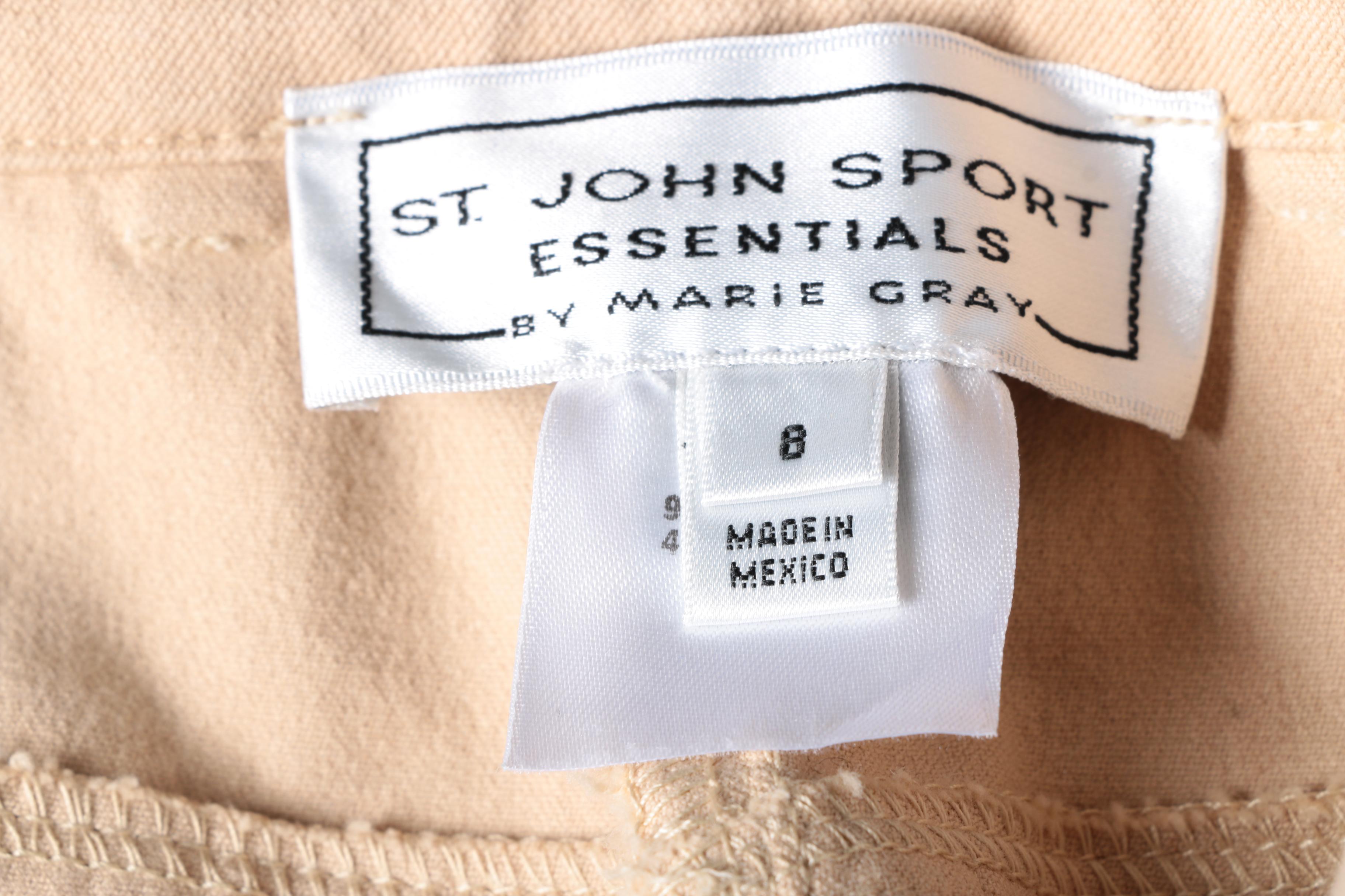 Tan St. John Sport Essentials by Marie Gray Women's Separates