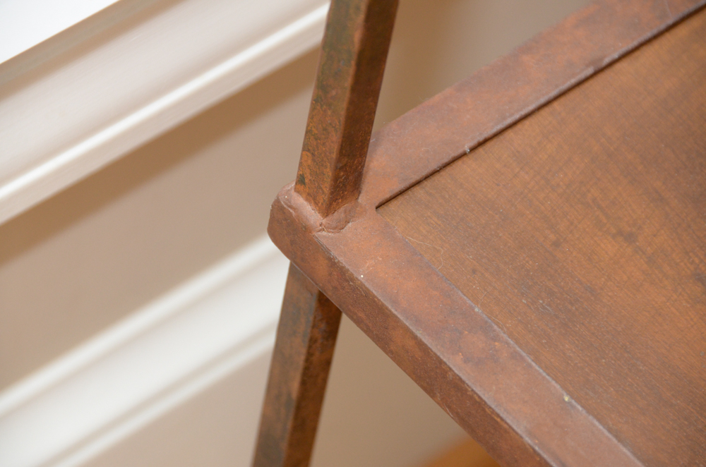 Modular Distressed Metal Shelves