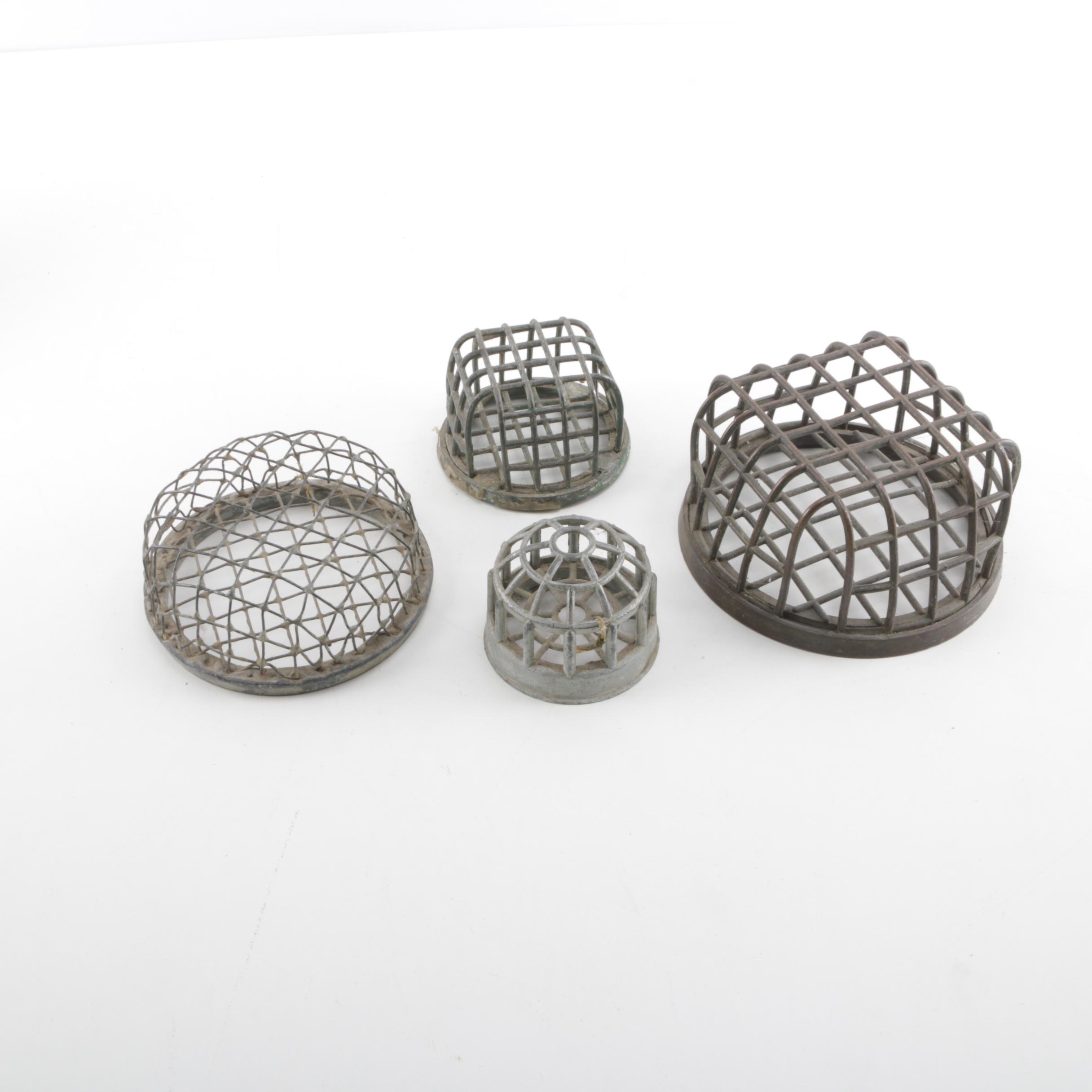 Vintage Metal Flower Frogs