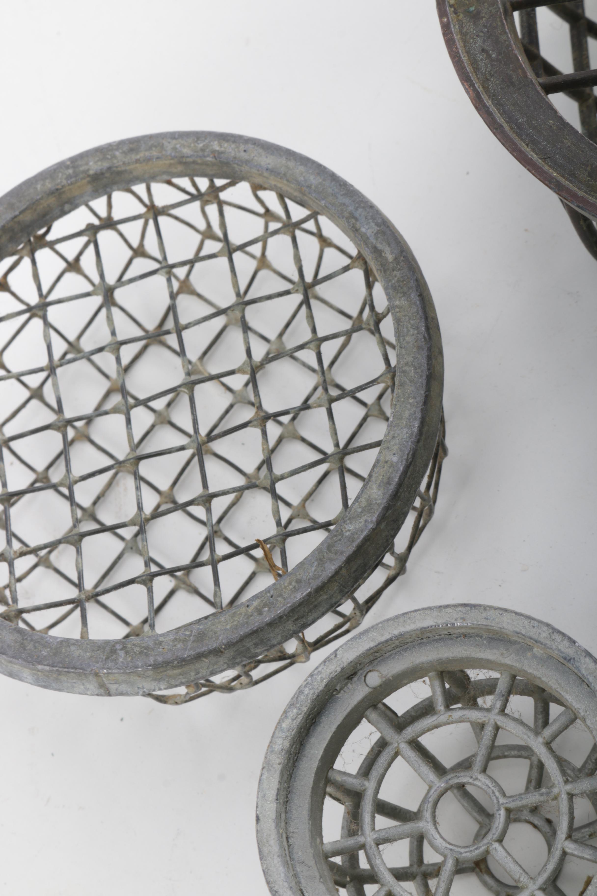 Vintage Metal Flower Frogs