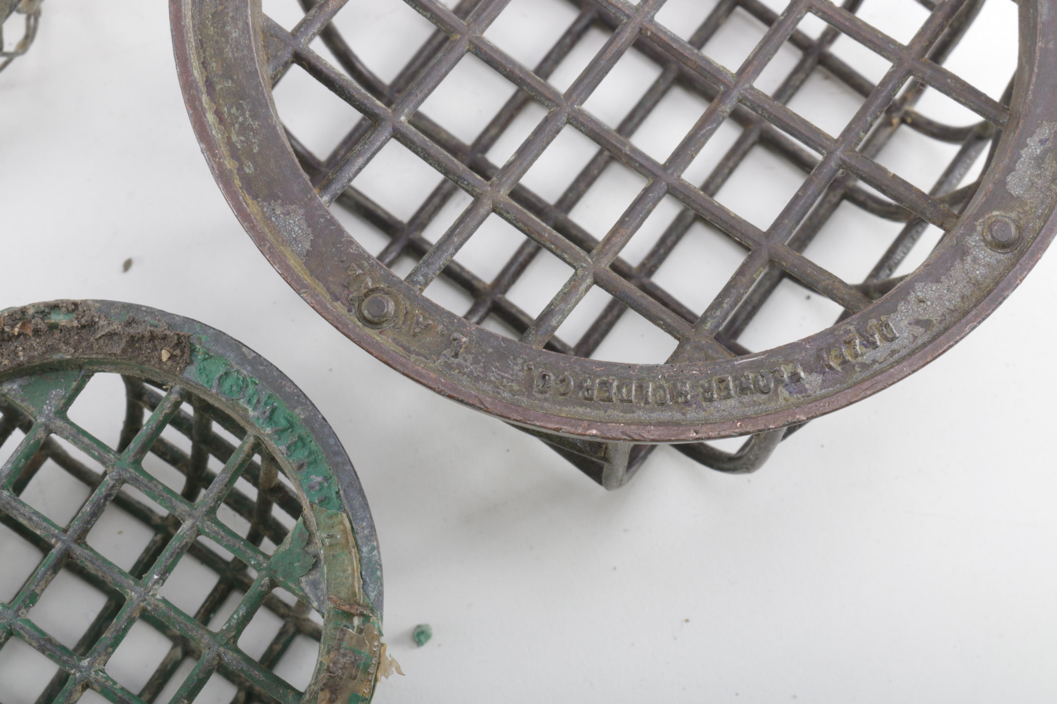 Vintage Metal Flower Frogs