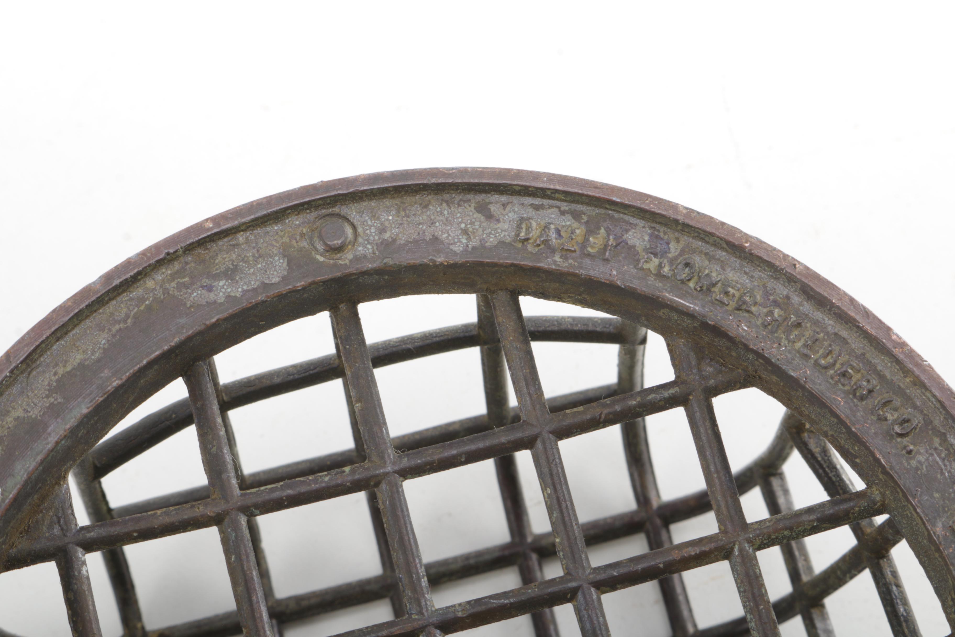 Vintage Metal Flower Frogs