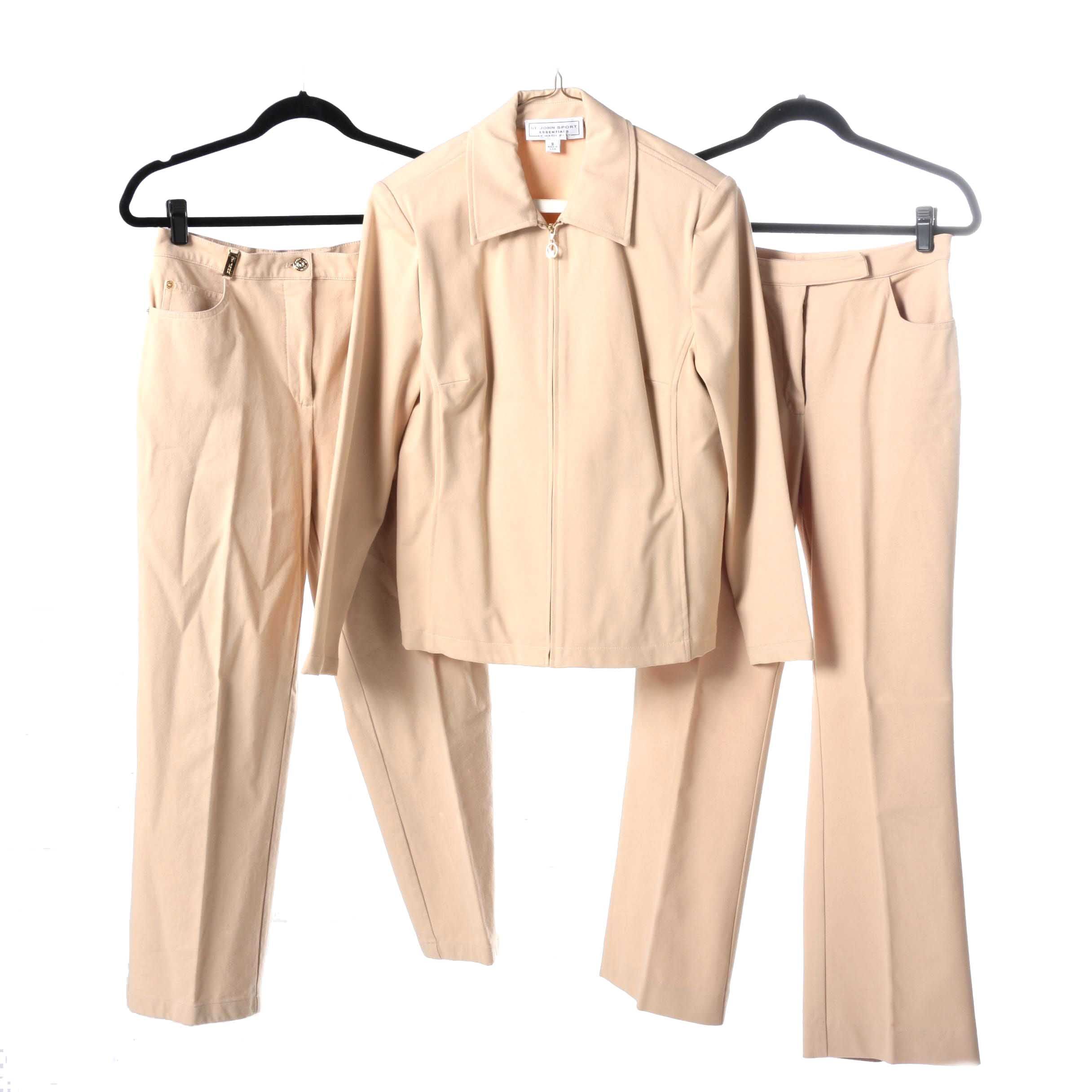 Tan St. John Sport Essentials by Marie Gray Women's Separates
