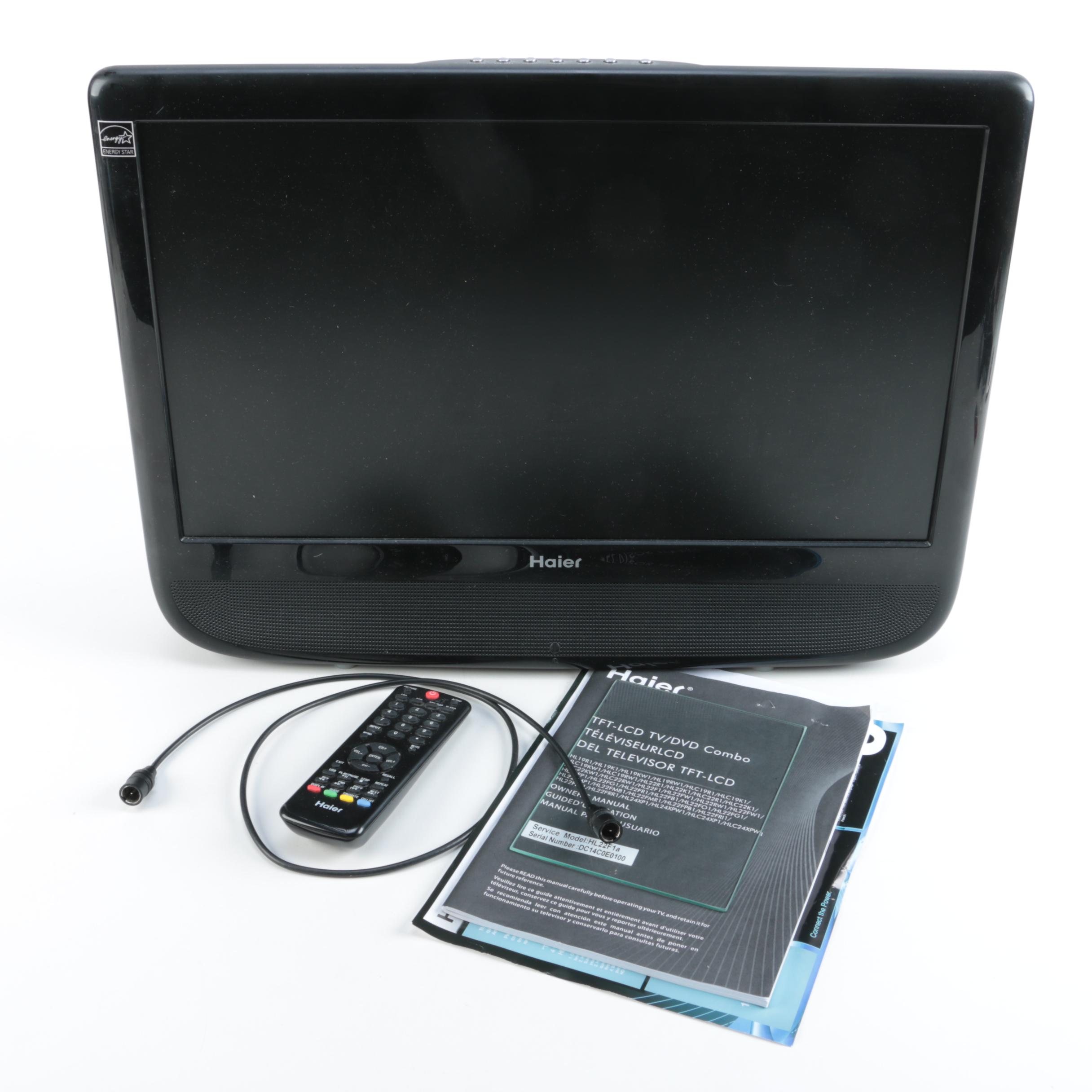 Haier 22" LCD Television with Built-In DVD Player