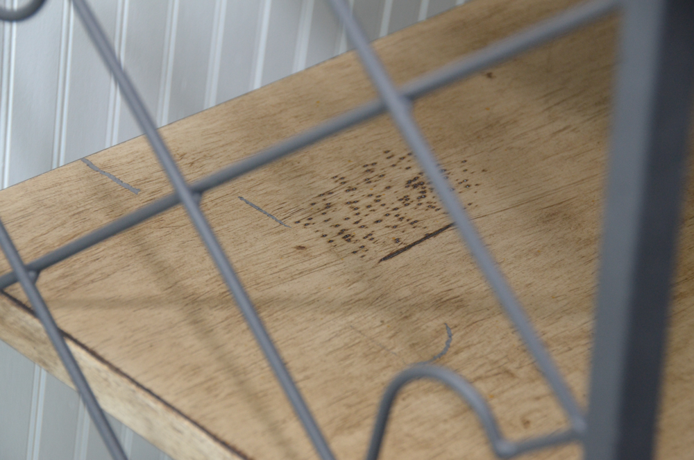 Tiered Wood and Metal Bookshelf