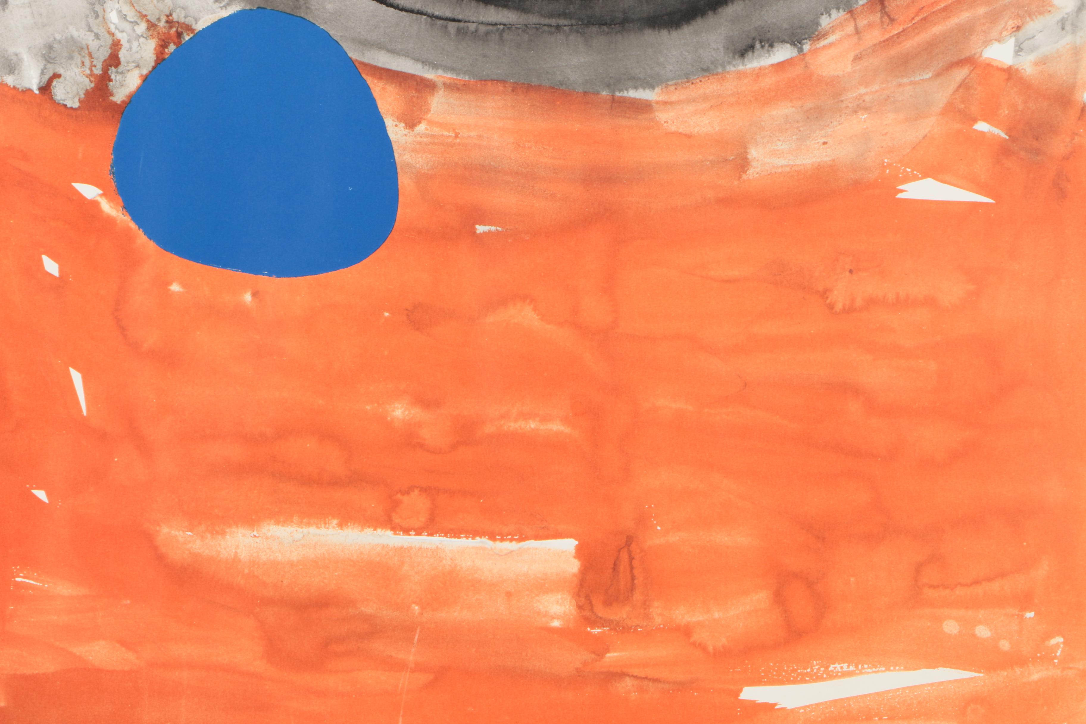 Lithograph on Paper After Alexander Calder's "Maelstrom With Blue"
