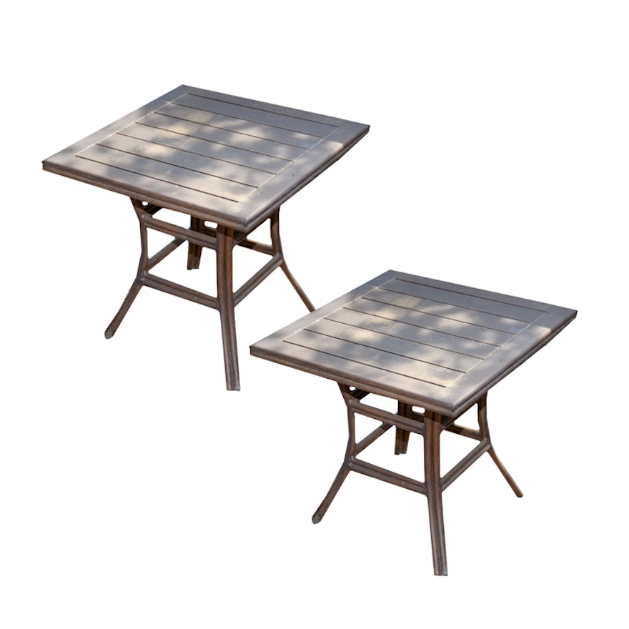 Square Outdoor Patio Side Tables