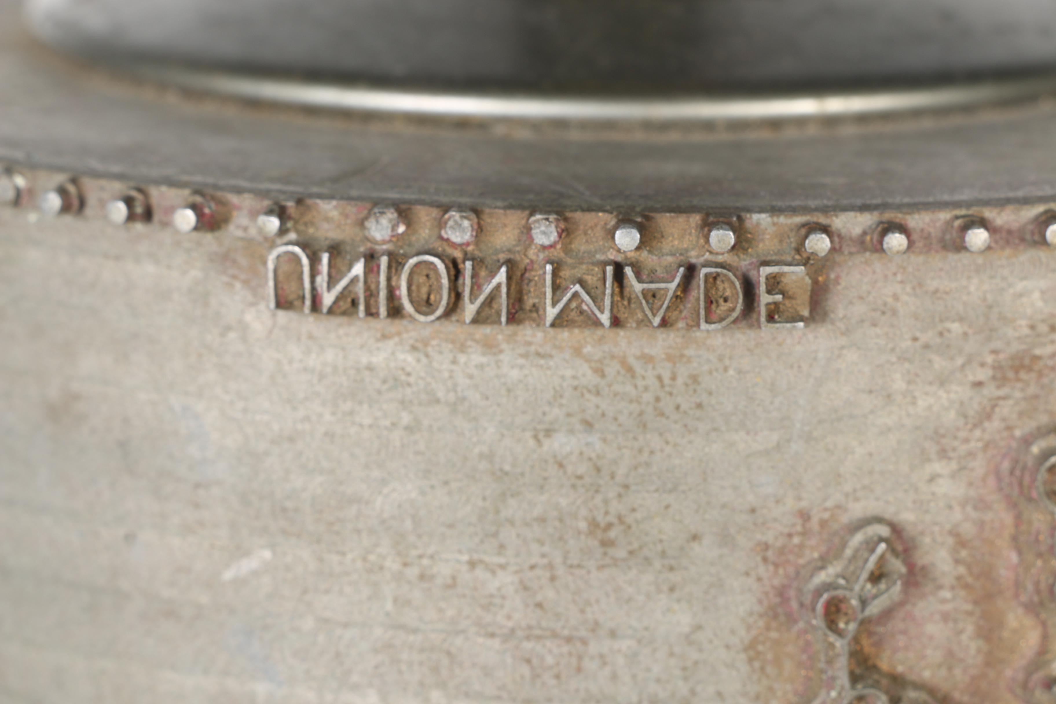 Embossed Metal Table lamp