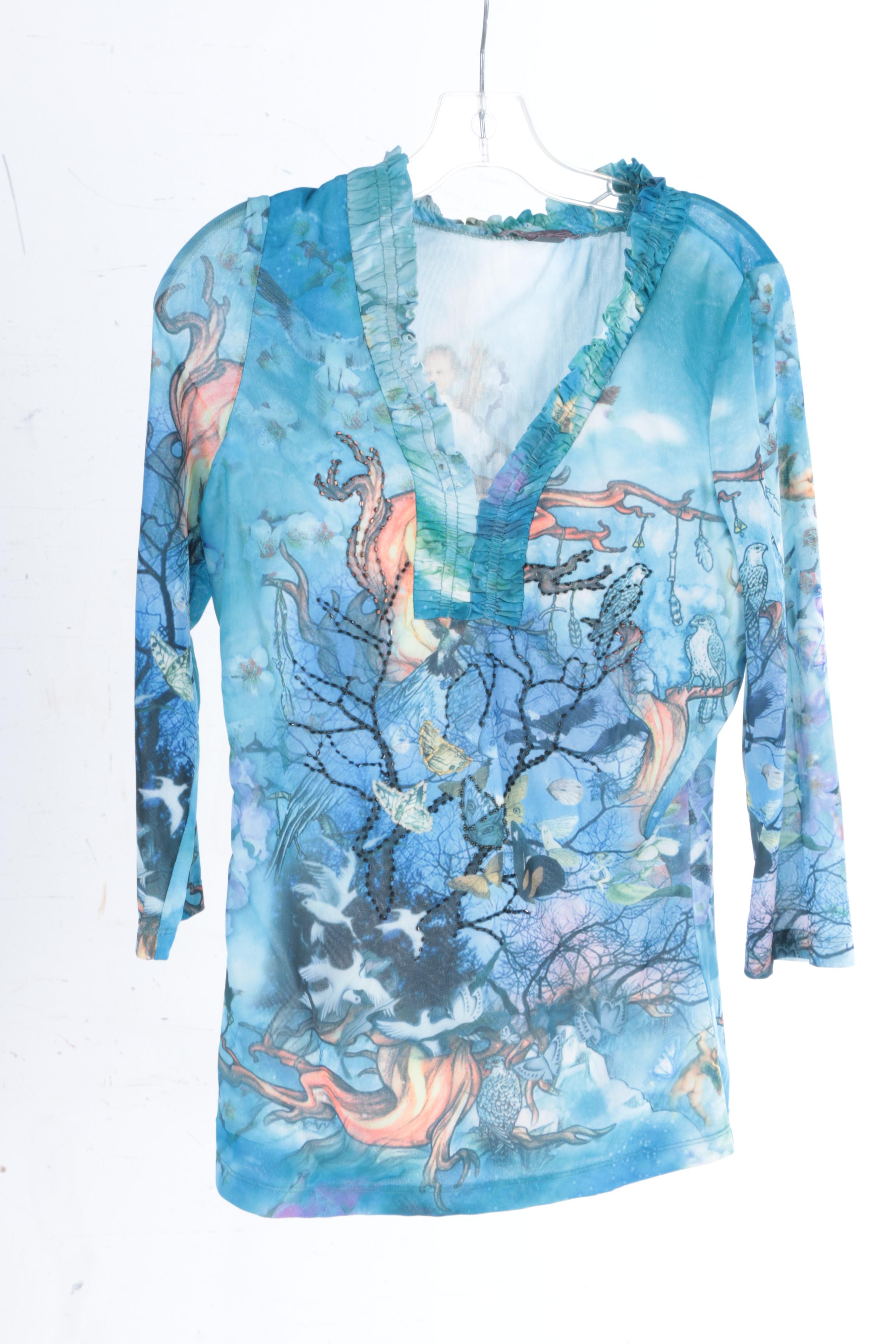 Assorted Women's Tops Including Leon Levin