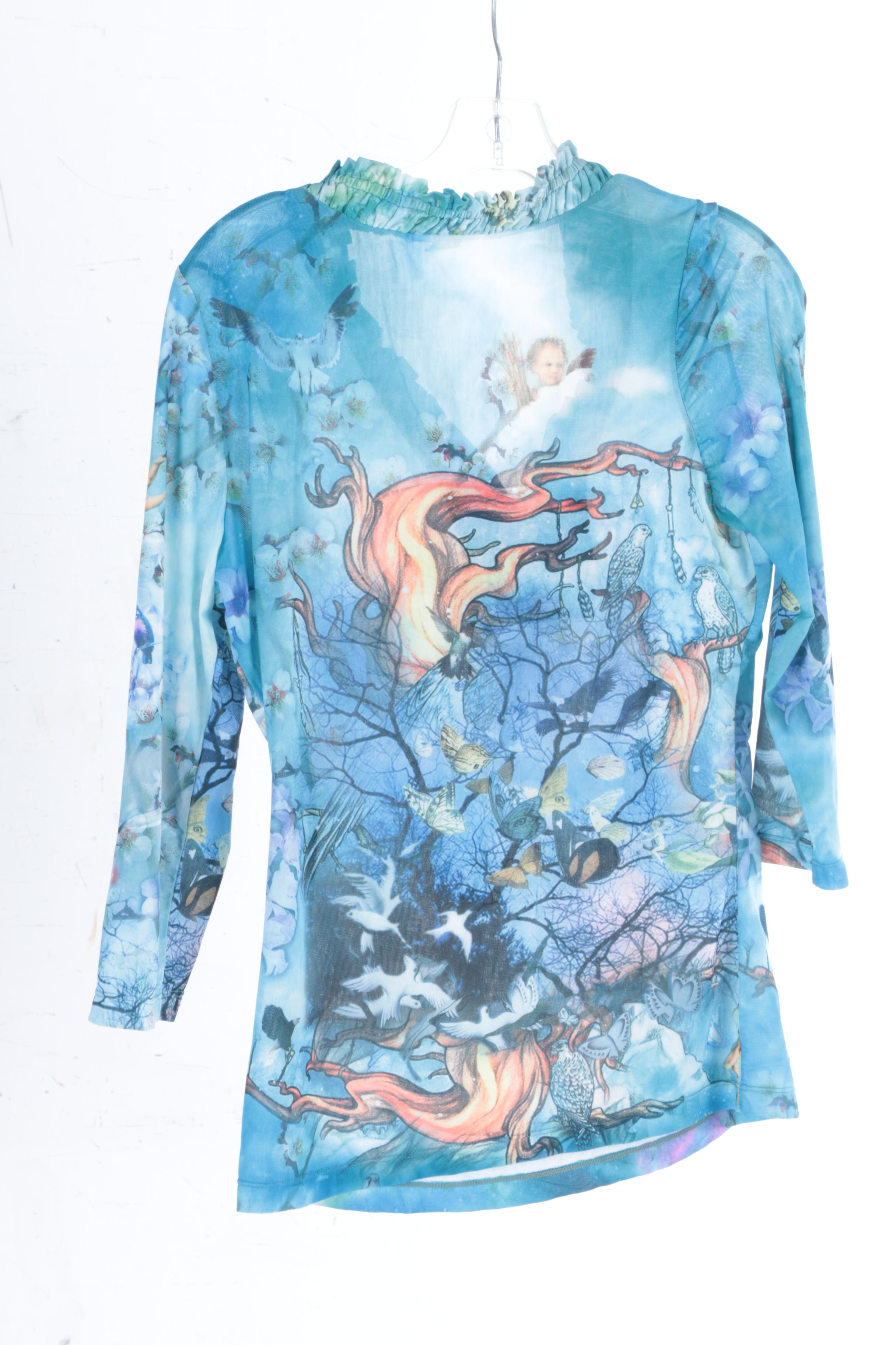 Assorted Women's Tops Including Leon Levin