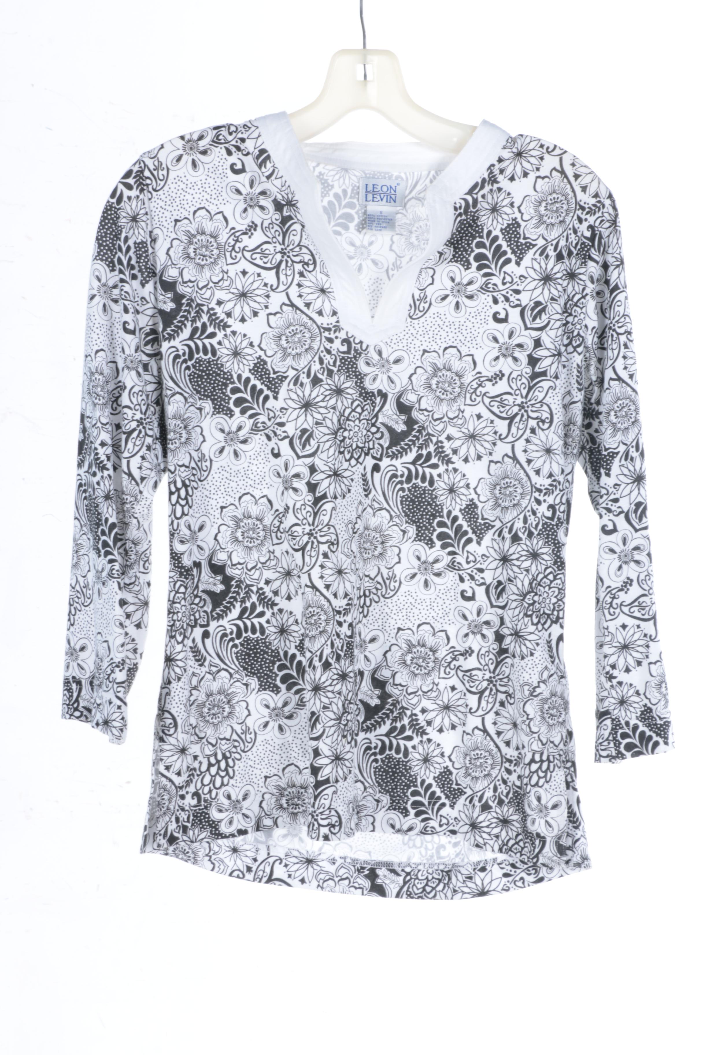 Assorted Women's Tops Including Leon Levin