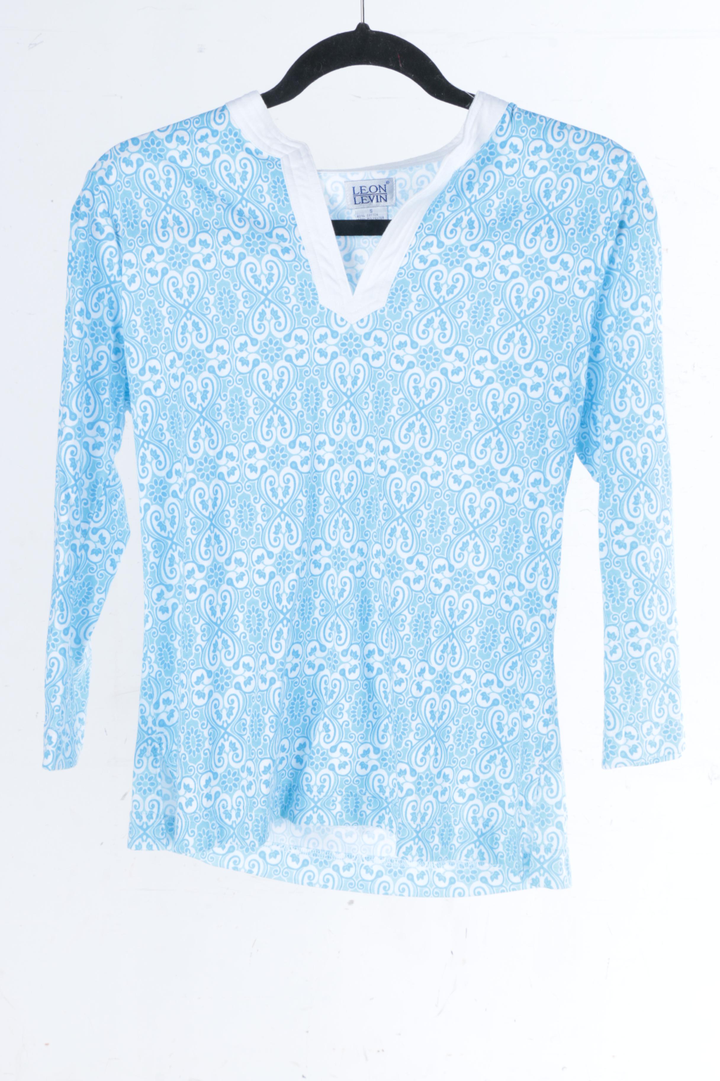 Assorted Women's Tops Including Leon Levin