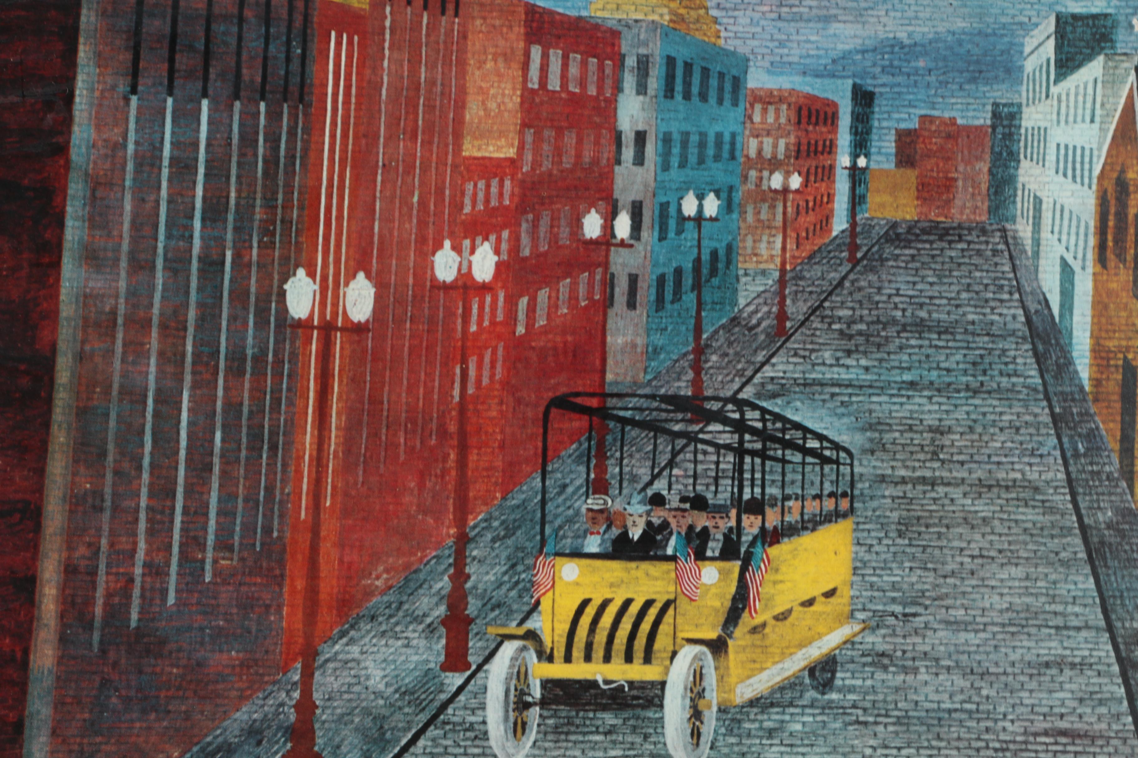 Bernarda Bryson Shahn 1972 Limited Edition Offset Lithograph "Ohio Magic"