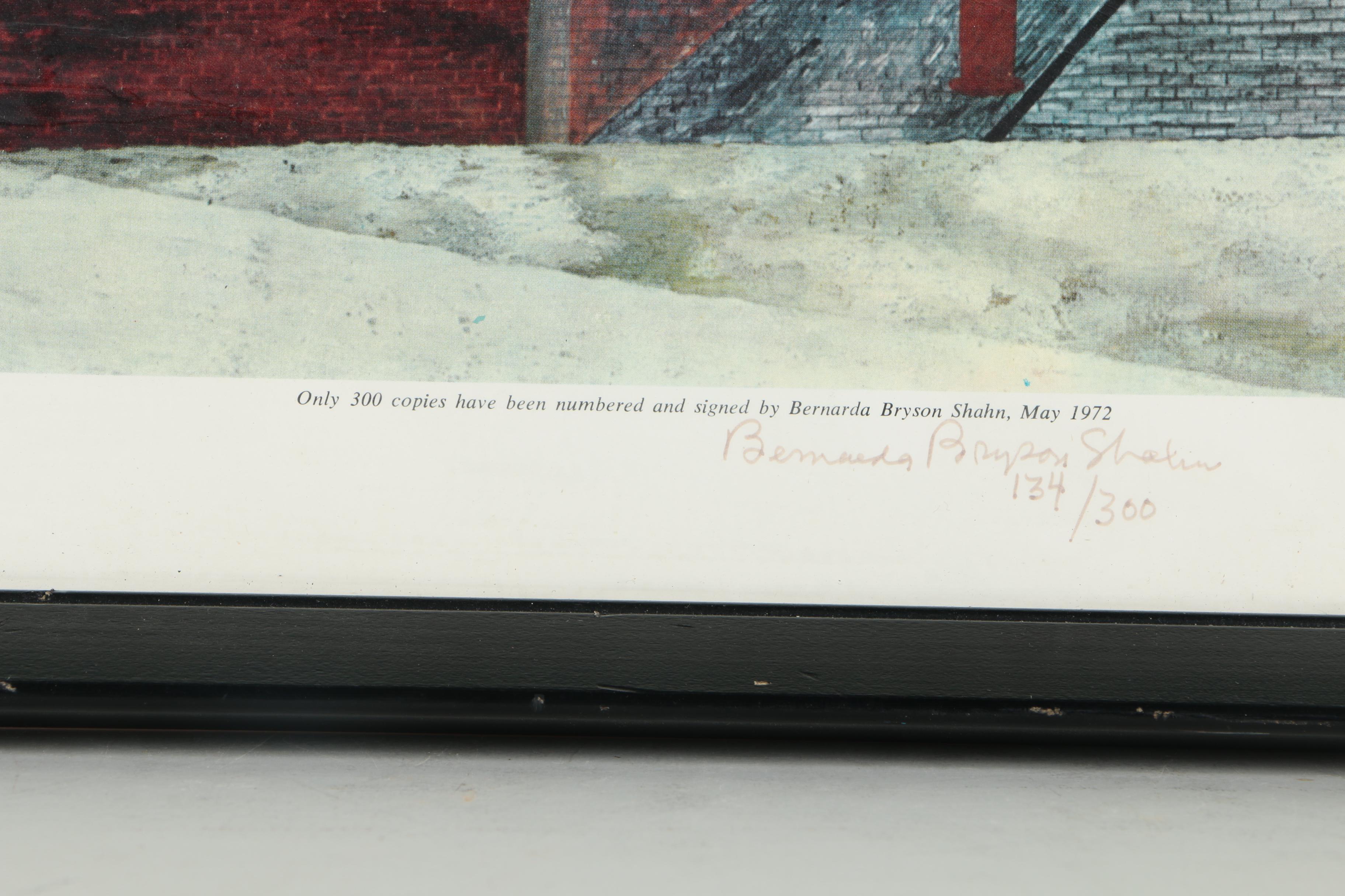 Bernarda Bryson Shahn 1972 Limited Edition Offset Lithograph "Ohio Magic"