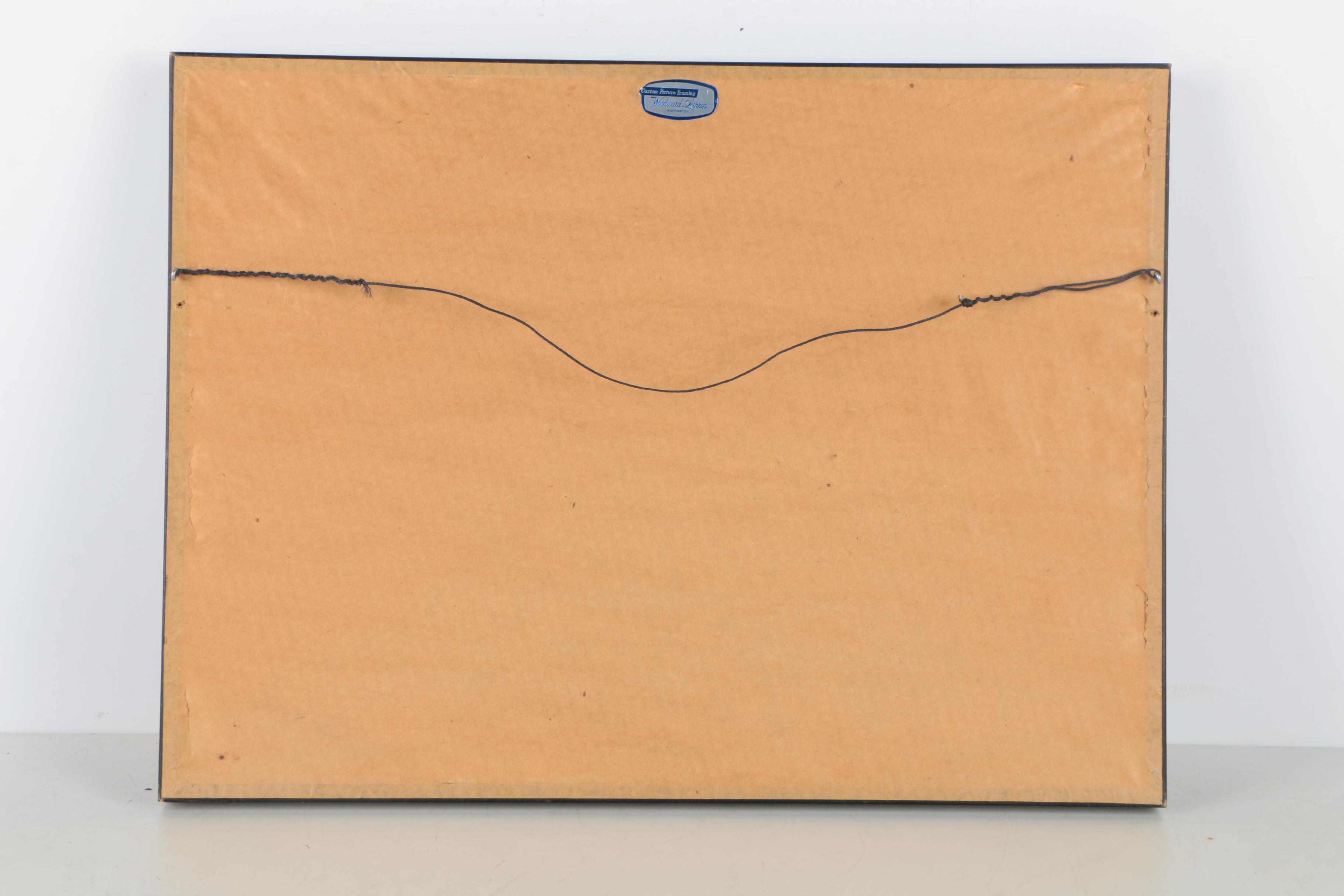 Bernarda Bryson Shahn 1972 Limited Edition Offset Lithograph "Ohio Magic"