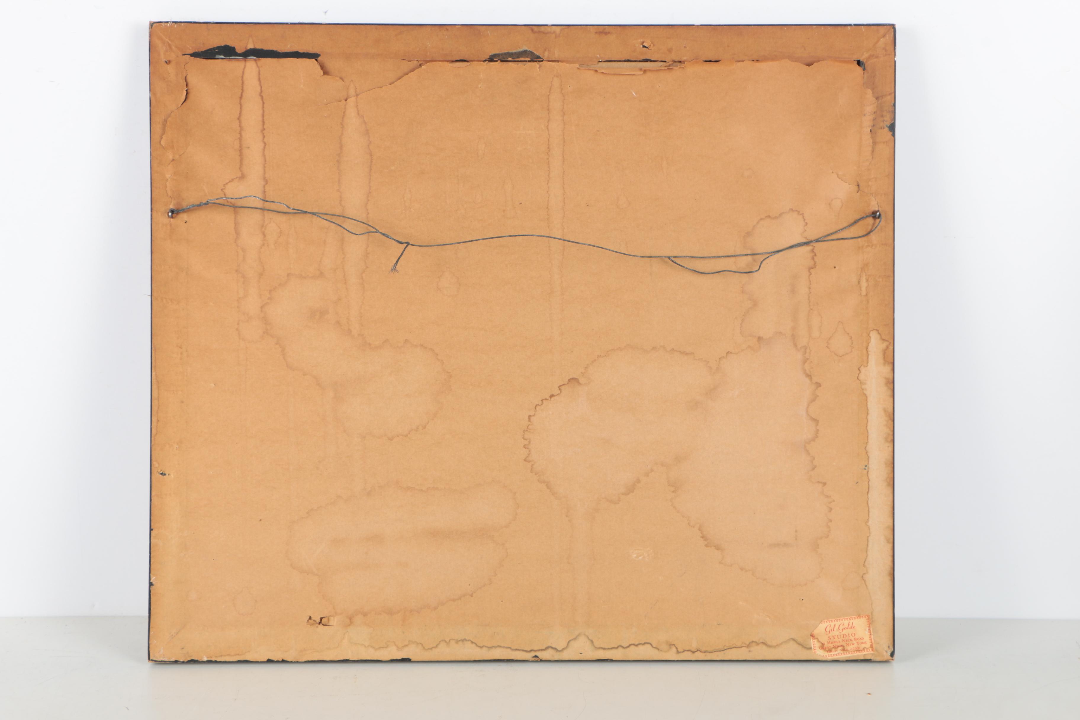 East Asian Embroidered Figures and Calligraphy on Silk