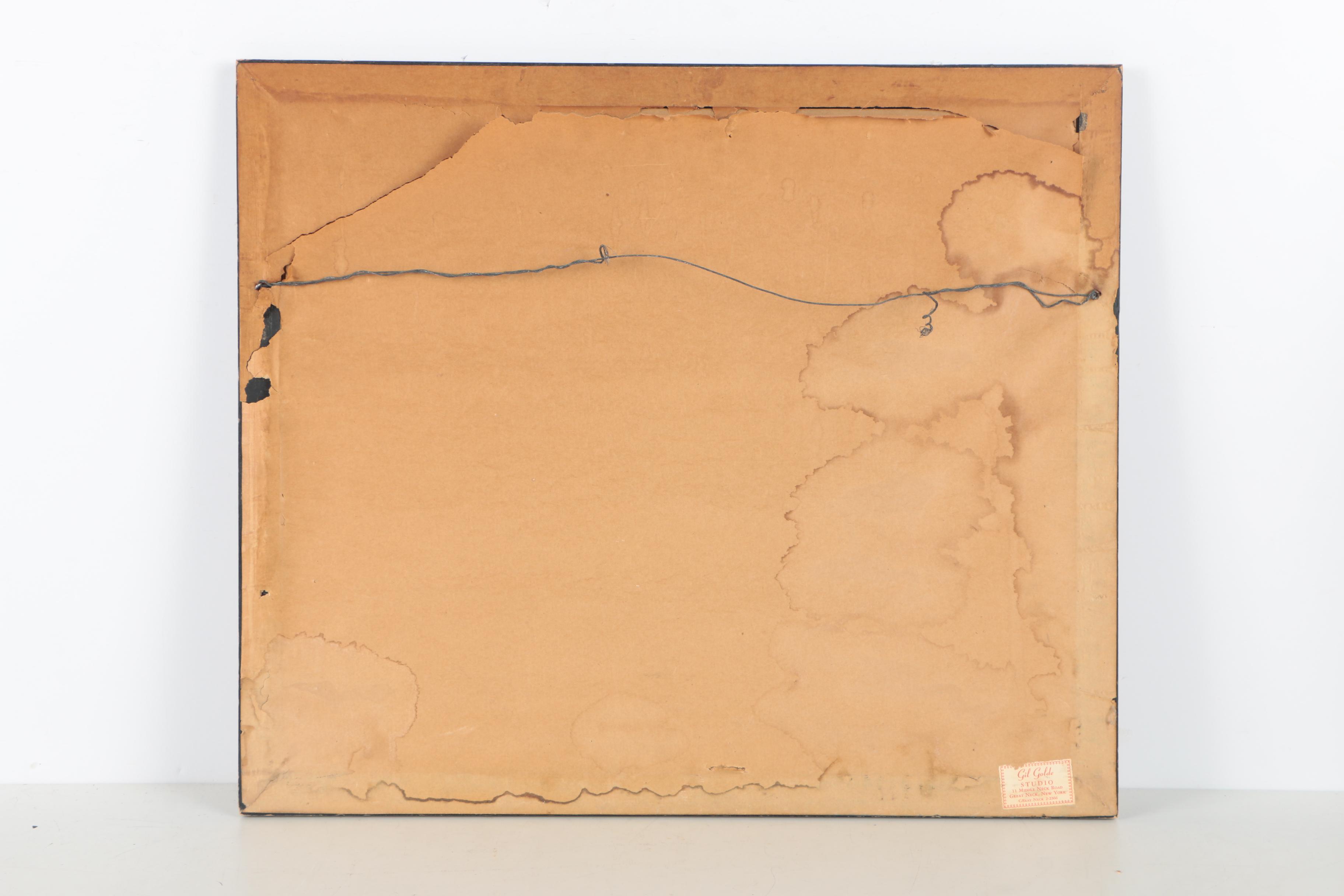 East Asian Embroidered Figures and Calligraphy on Silk