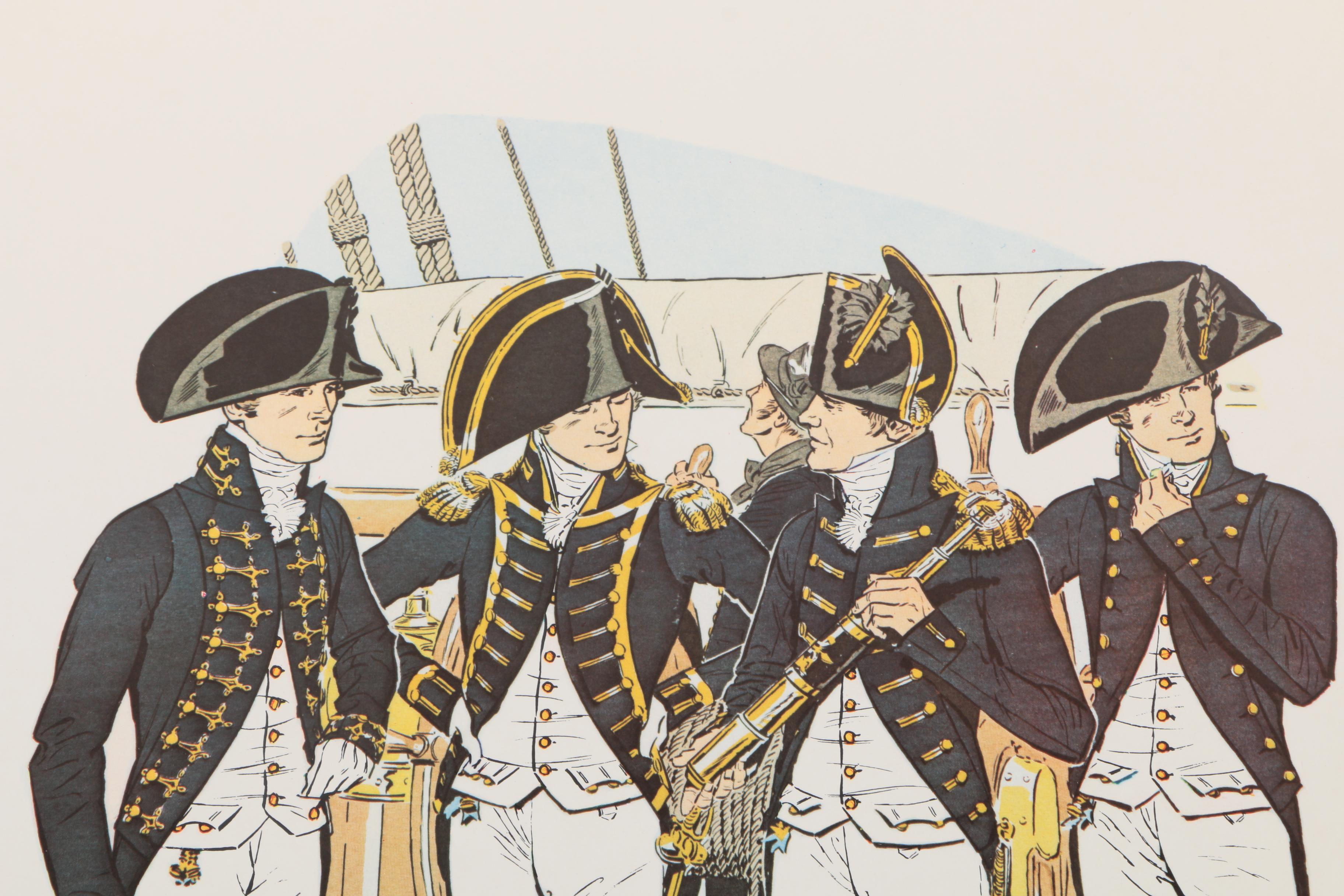 1966 Collection of Prints "Uniforms of the United States Navy 1776 - 1898"