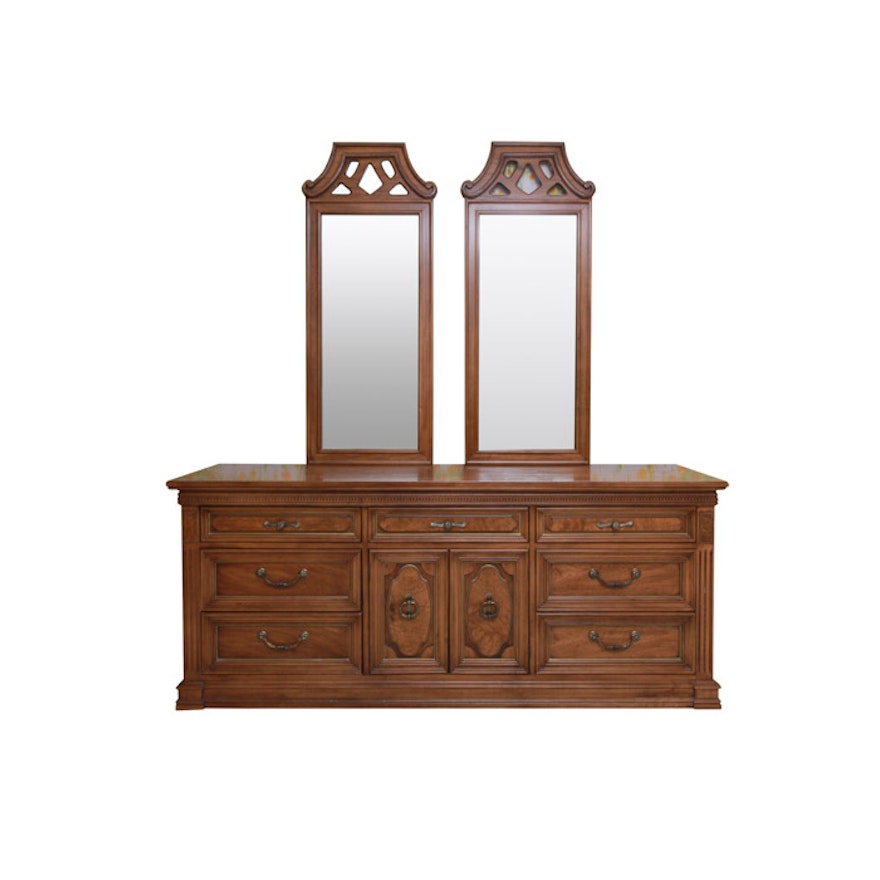 "Collector's Gallery" Dresser With Double Mirrors by Thomasville