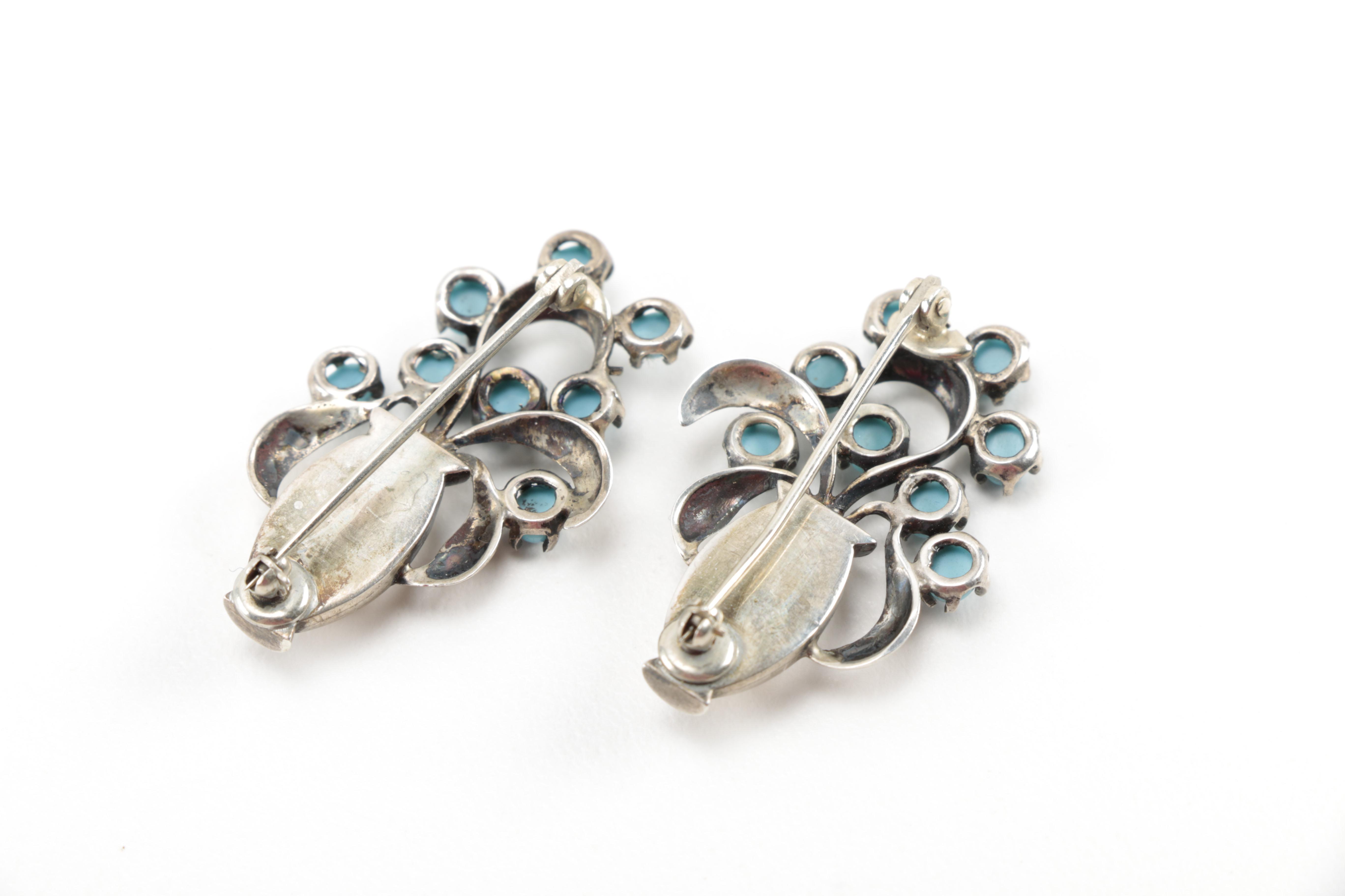 Assorted Coin Silver, 830 Silver and 800 Silver Jewelry Including Norwegian Wedding Jewelry