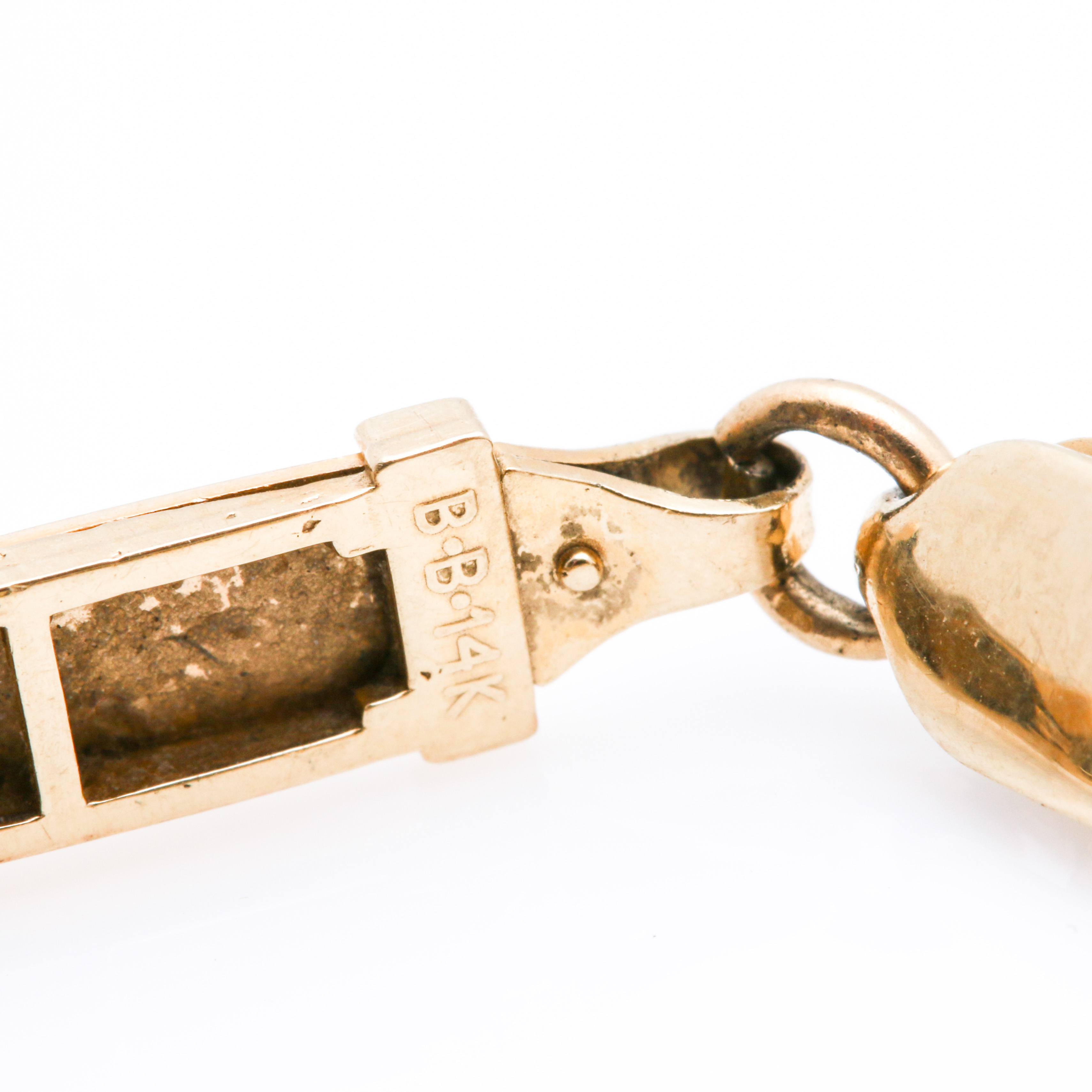 14K Tricolor Gold Quinceañera Bracelet